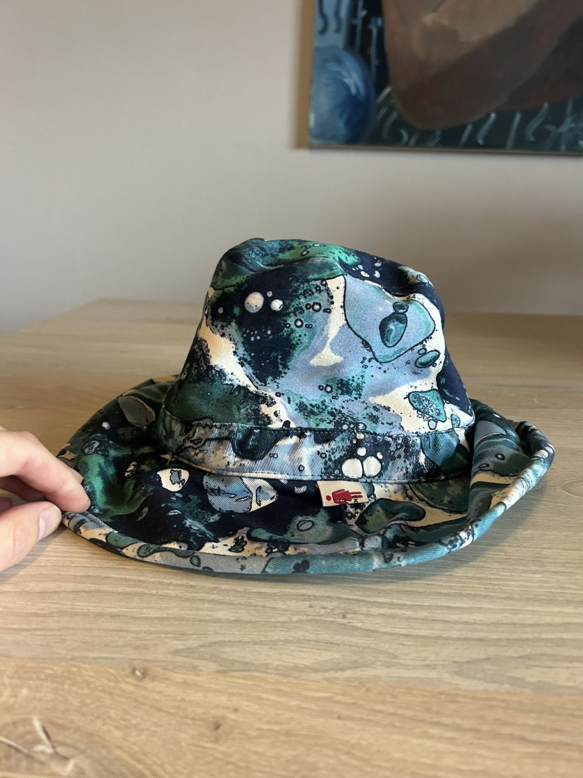 Jean Paul Gaultier Jean Paul Gaultier Marbled Bacteria Print Bucket Hat Size ONE SIZE - 2 Thumbnail
