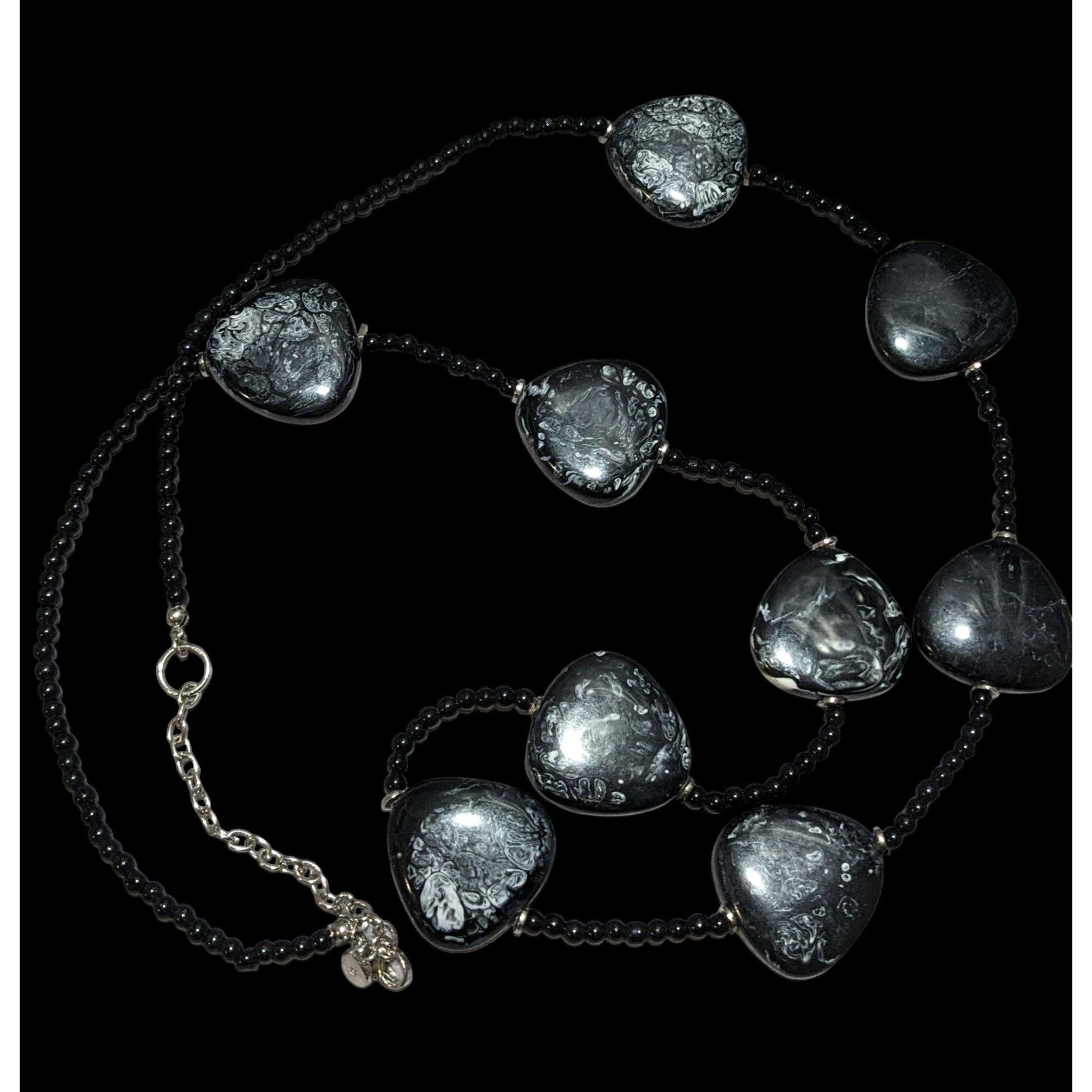 Other Cato 1946 Black Beaded Necklace Size ONE SIZE - 1 Thumbnail