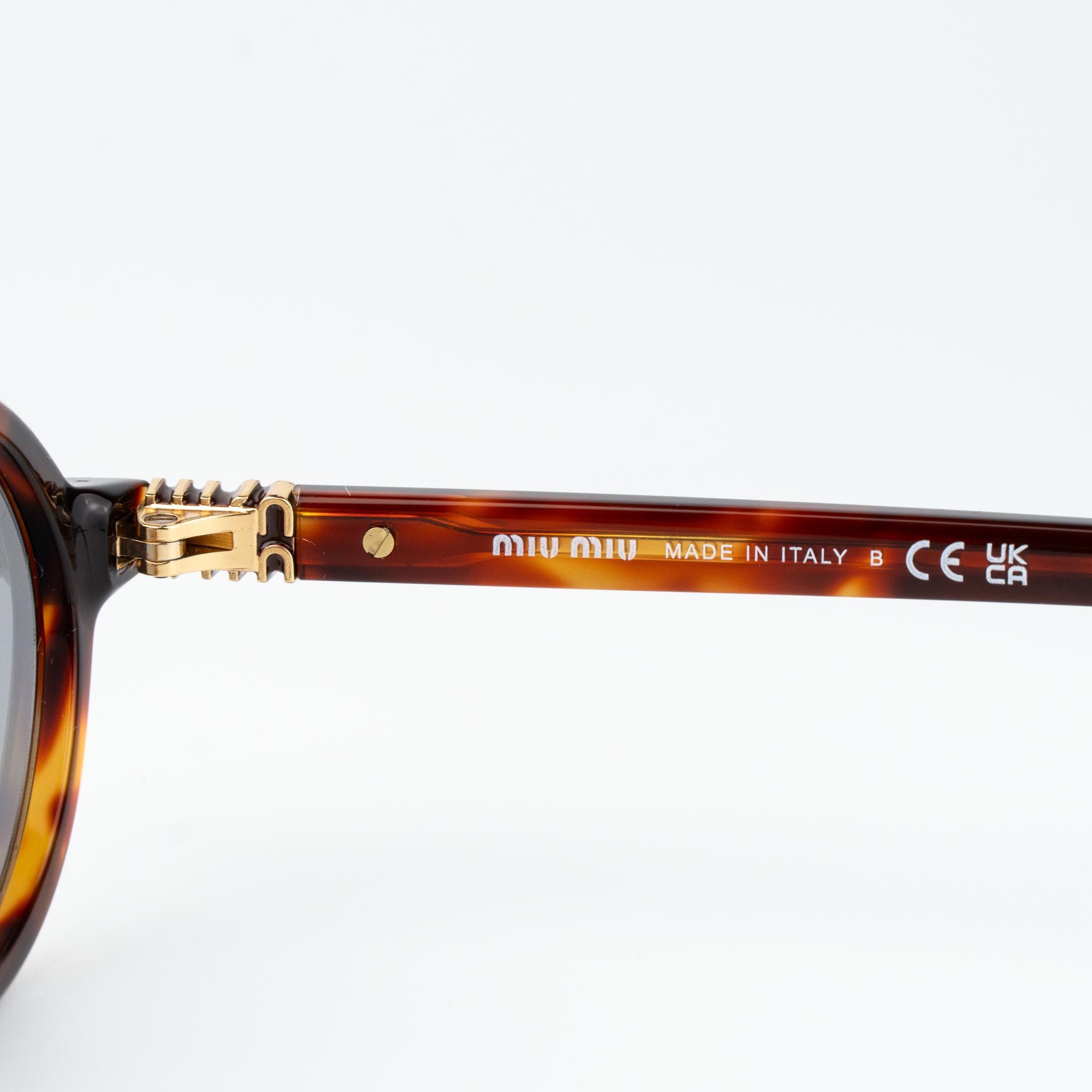 Miu Miu Miu Miu REGARD Sunglasses MU04ZS 21C40O NEW AUTHENTIC Size ONE SIZE - 8 Thumbnail