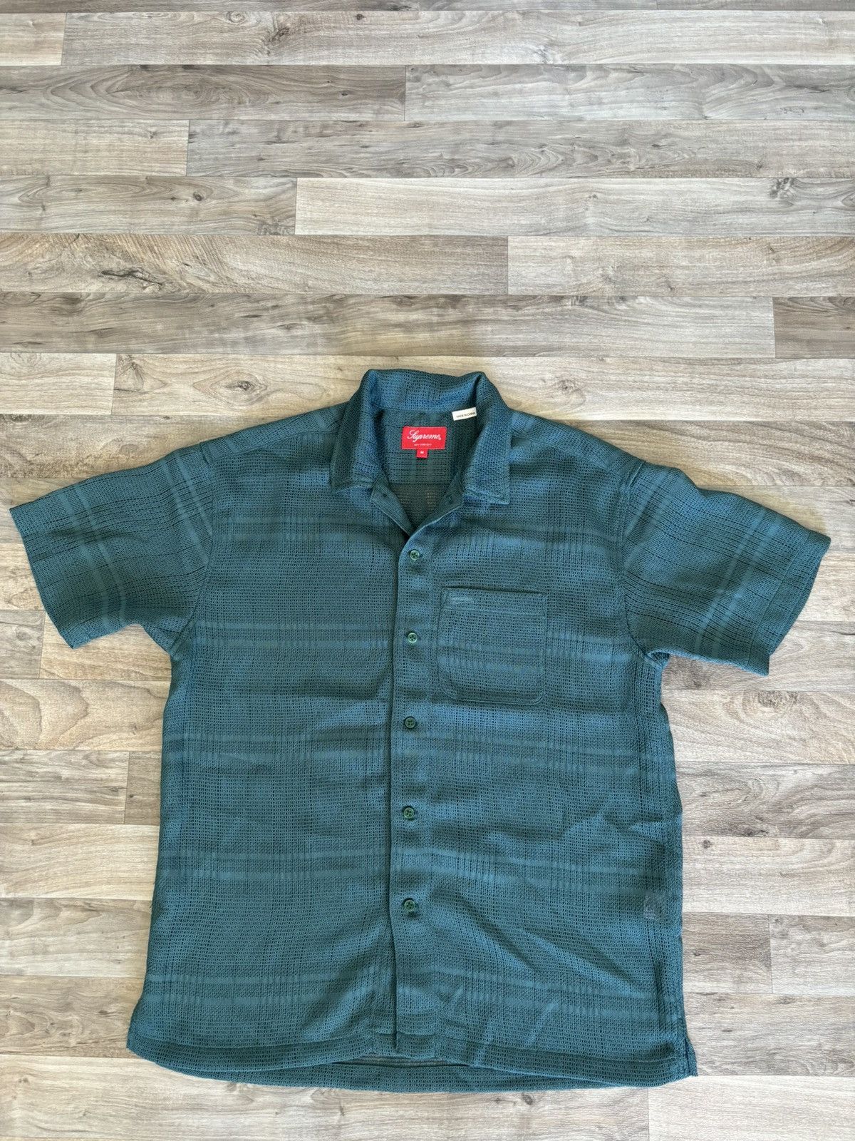 トップス Supreme Mesh Strips S/S Shirt Supreme Mesh Strips S/S Shirt