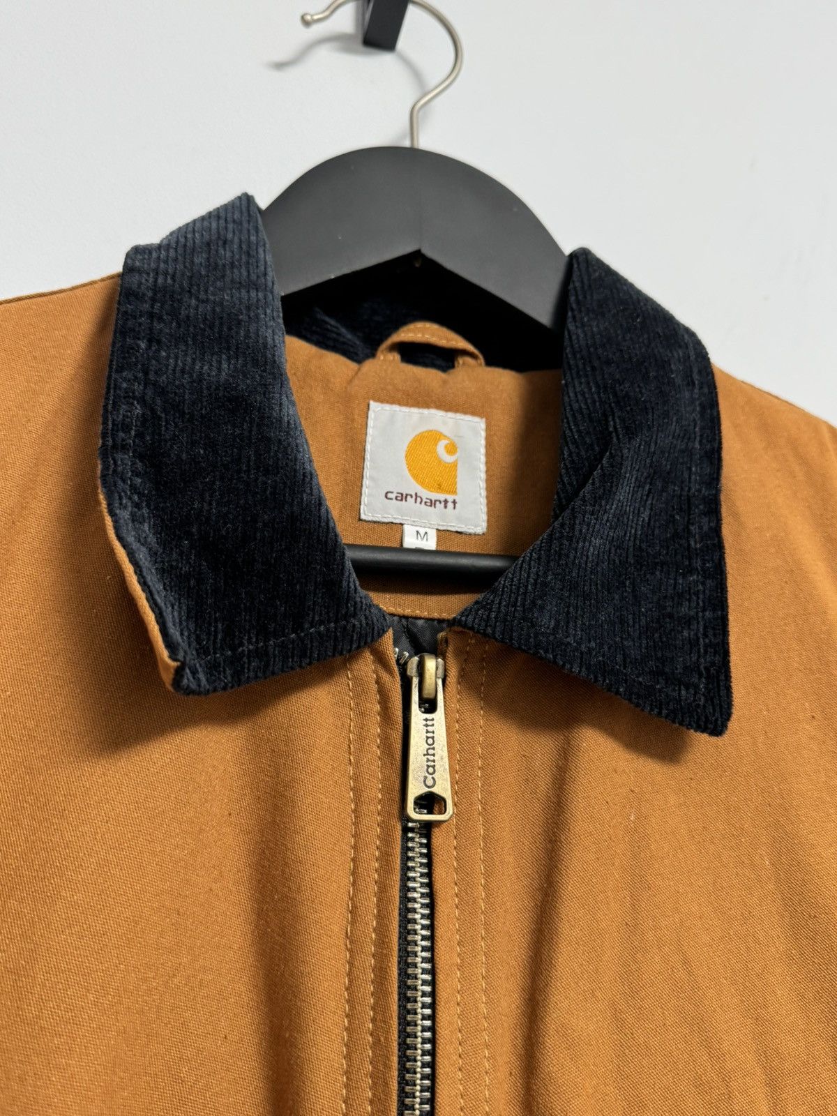 Carhartt CARHARTT Detroit Mens Reworked Canvas Vintage Camel Bomber Size US M / EU 48-50 / 2 - 7 Thumbnail