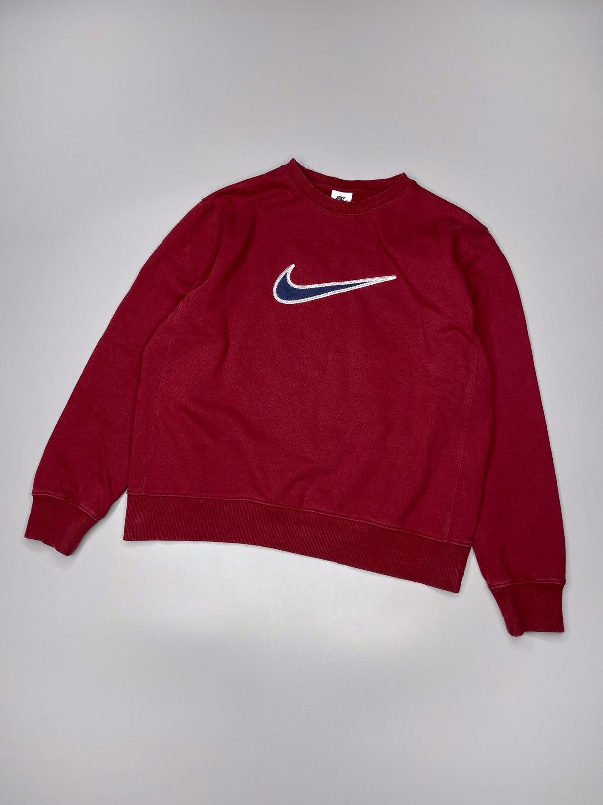 Nike × Vintage Y2k Nike Big Logo Sweatshirt Size US M / EU 48-50 / 2 - 1 Thumbnail