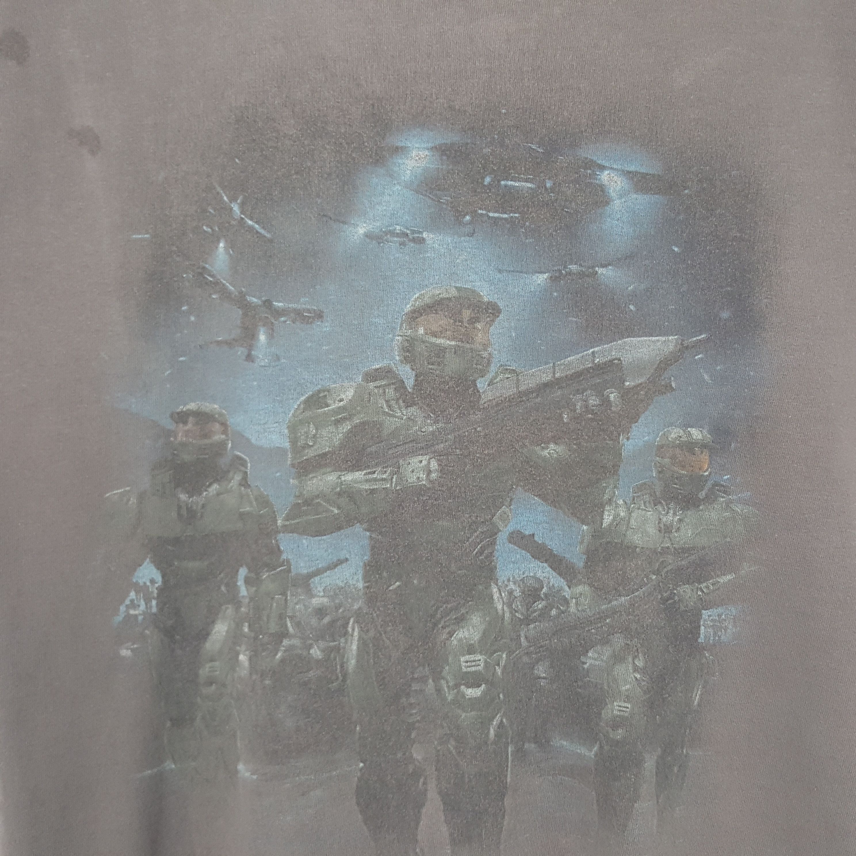 Vintage Vintage Halo Wars Playstation Video Game Tshirt RR11 Size US M / EU 48-50 / 2 - 2 Thumbnail