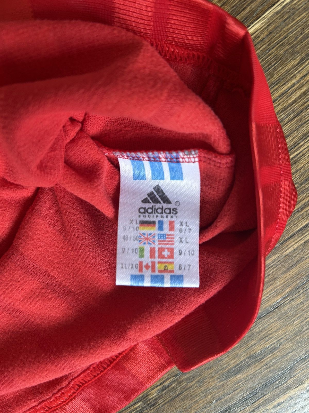 Adidas Adidas EQT Long Sleeve Soccer Jersey - Red - 1992 - XL Size US XL / EU 56 / 4 - 4 Thumbnail