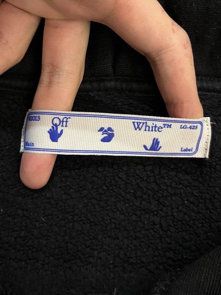 Off-White Diag Galaxy Brushed Over Hoodie Size US L / EU 52-54 / 3 - 3 Thumbnail