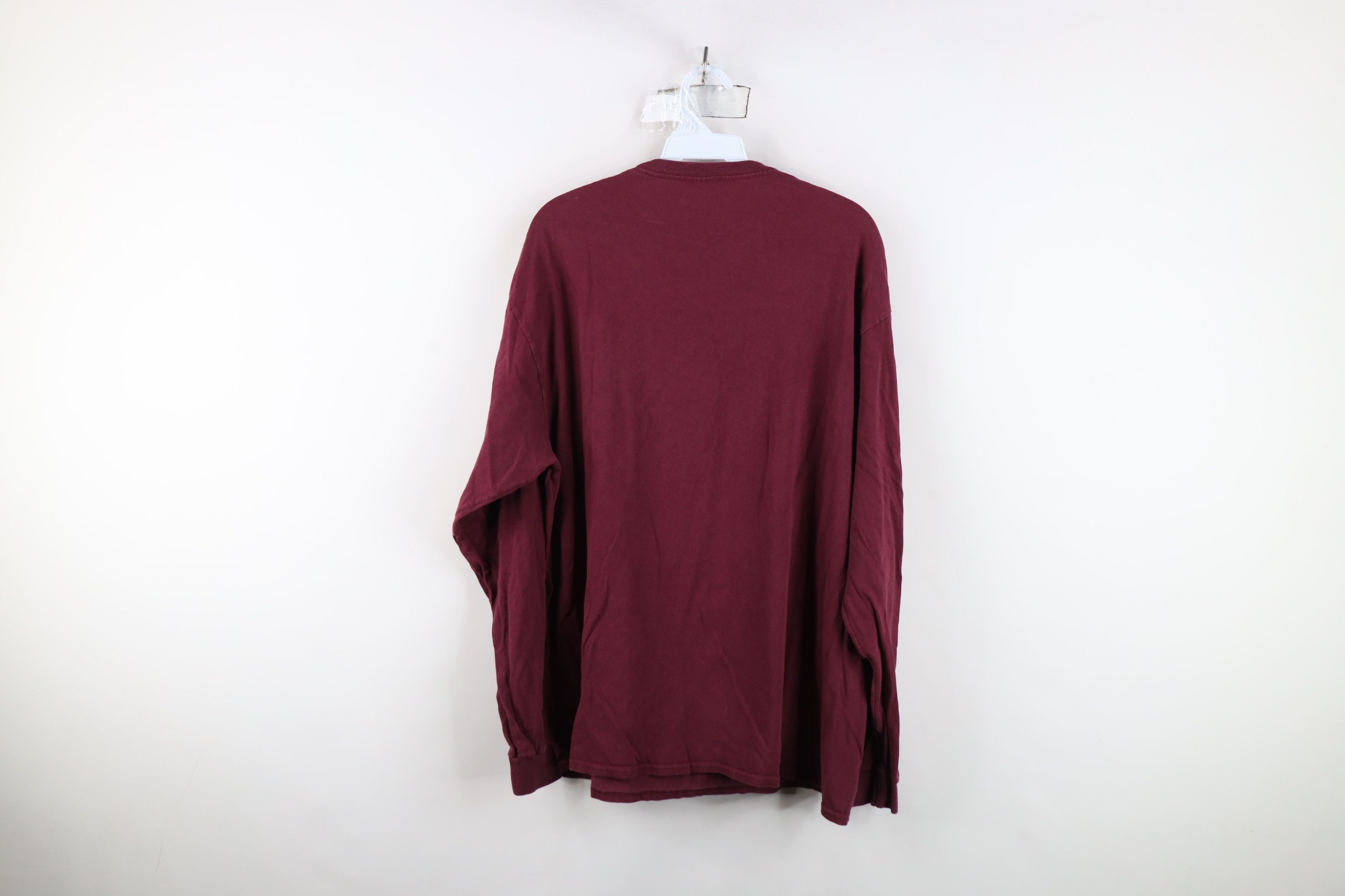 Vintage Vintage Bone Collector Skull Hunting Long Sleeve T-Shirt Red Size US L / EU 52-54 / 3 - 13 Thumbnail