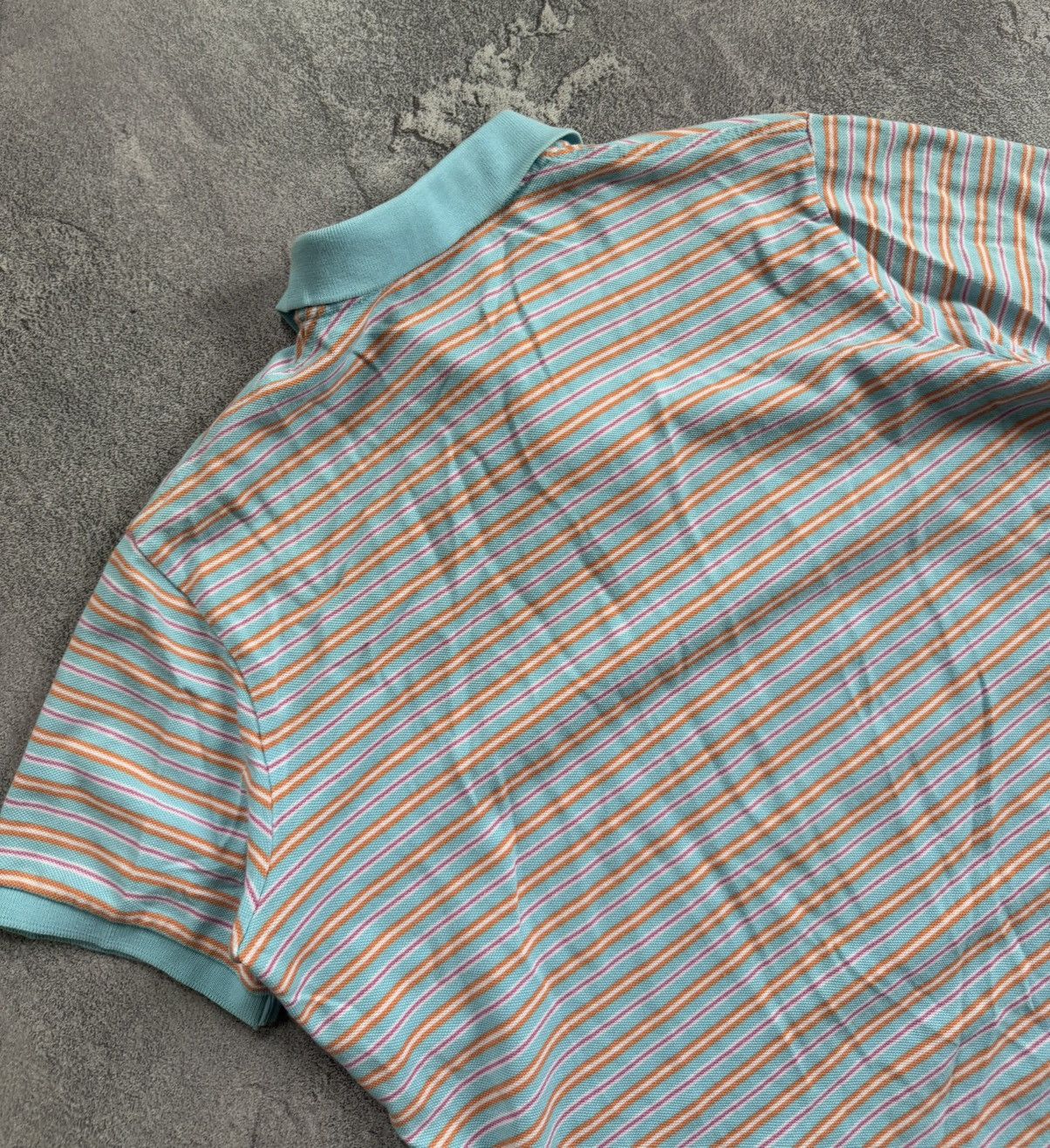 Polo Ralph Lauren × Ralph Lauren × Vintage Polo Ralph Lauren M striped polo button up T-shirt tee RL Size US M / EU 48-50 / 2 - 16 Thumbnail