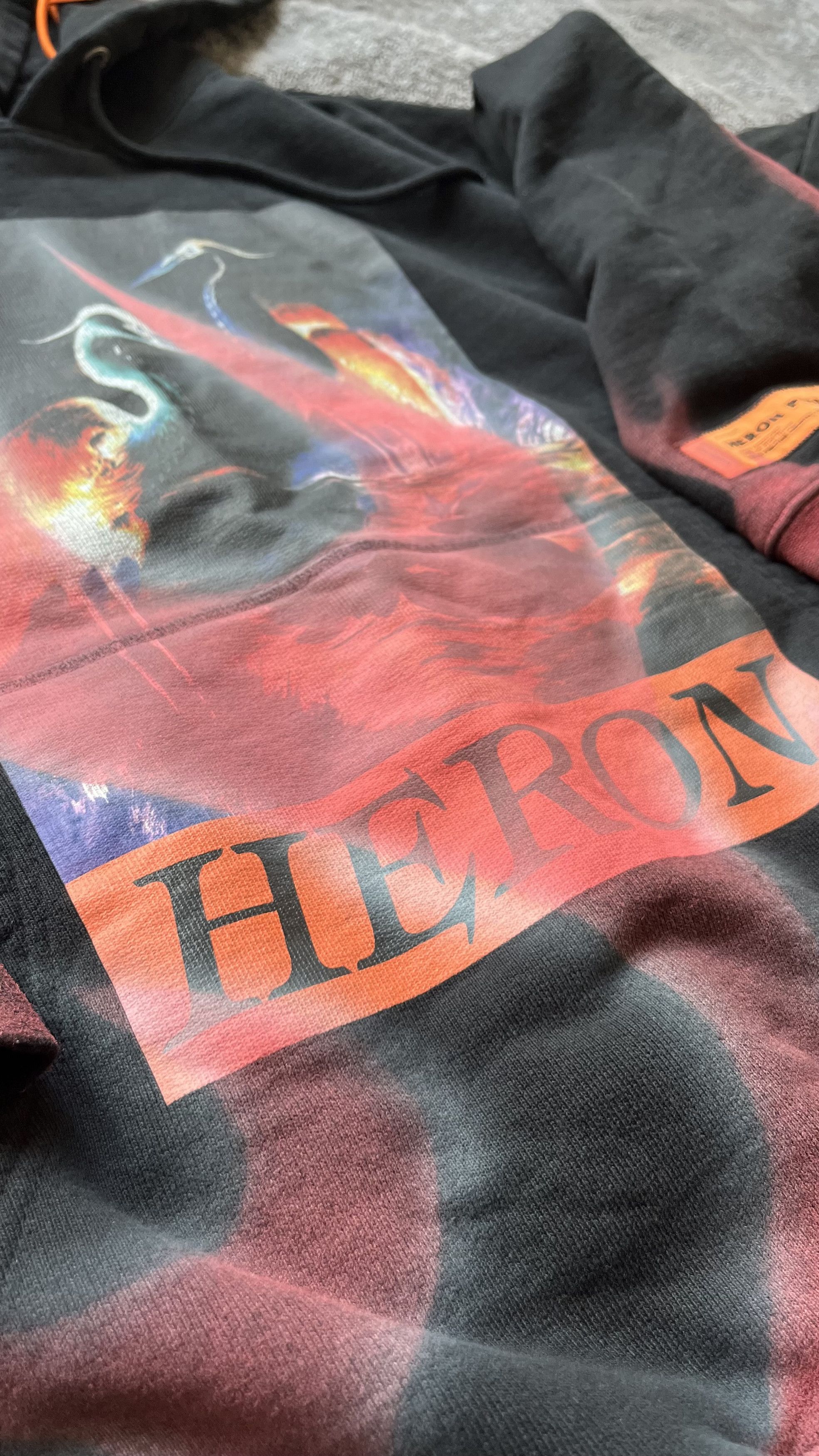 Heron Preston Heron Preston “Times Flames” Hoodie Size US XL / EU 56 / 4 - 4 Thumbnail