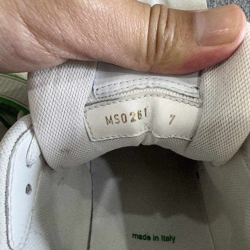 Louis Vuitton Louis Vuitton Classic Trainer Sneakers in White Green -2505 Size US 8 / IT 38 - 5 Thumbnail