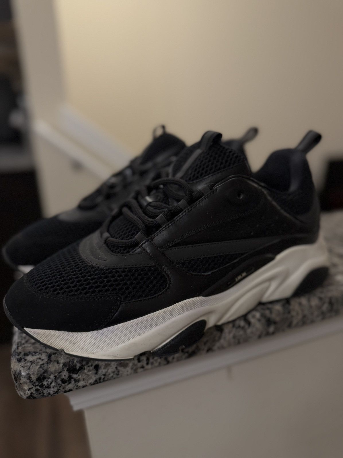 Dior Size 47EU/14US - Dior B22 Black White (Discontinued) Size US 14 / EU 47 - 8 Thumbnail