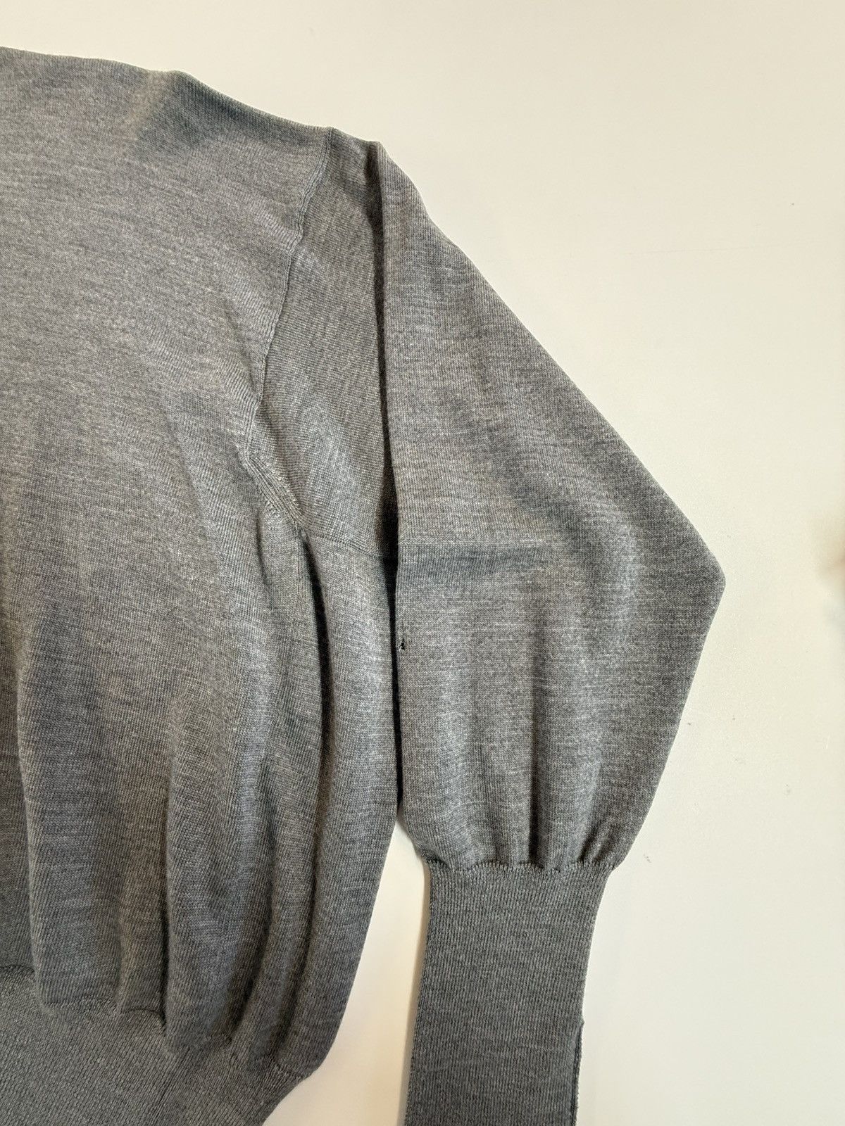 Yves Saint Laurent Vintage YSL Virgin Wool Crewneck Sweater-Oversized Dolman Size M / US 6-8 / IT 42-44 - 12 Thumbnail
