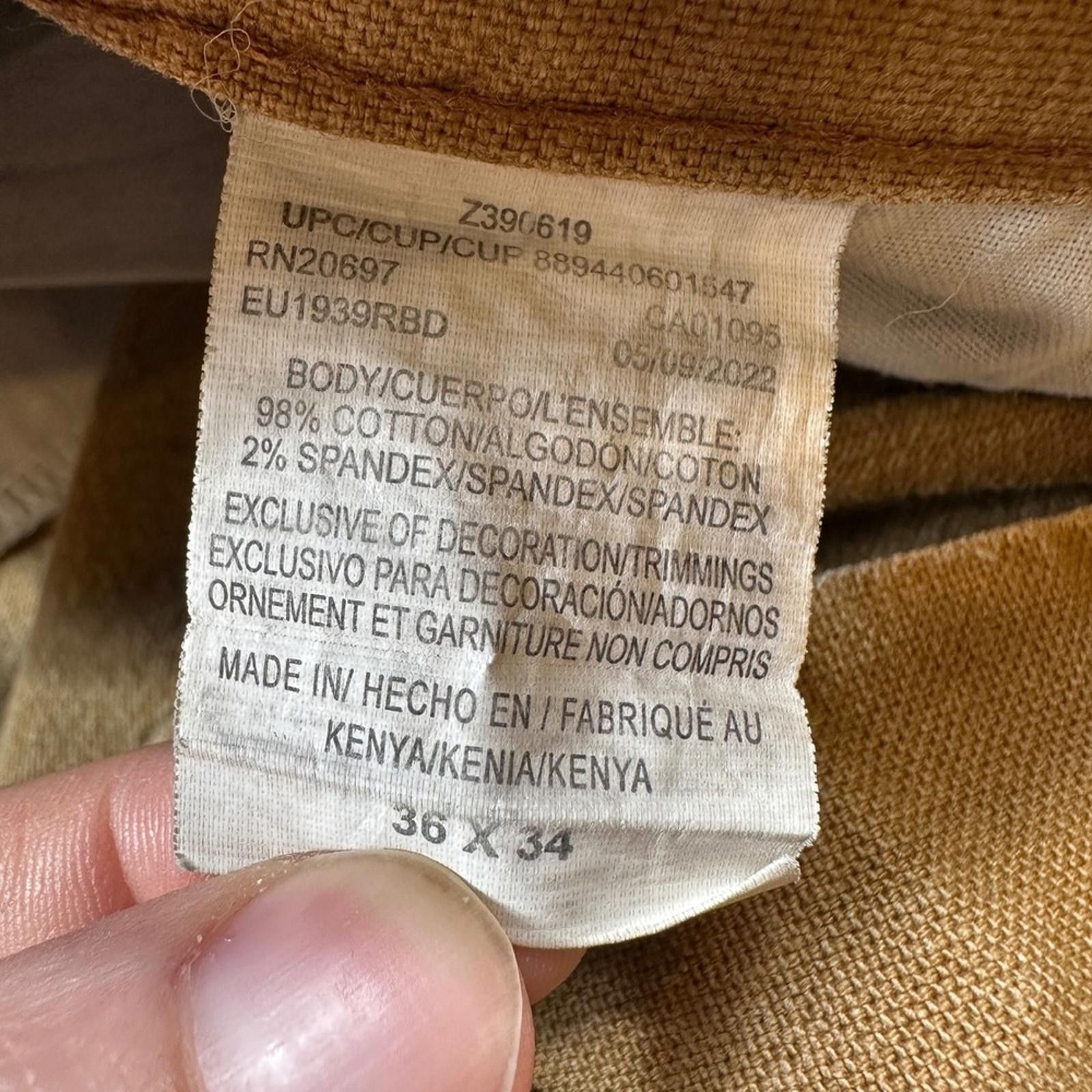 Dickies Dickies Carpenter Pants Mens 36x34 Tan Paint Splatter Work Size US 36 / EU 52 - 5 Thumbnail