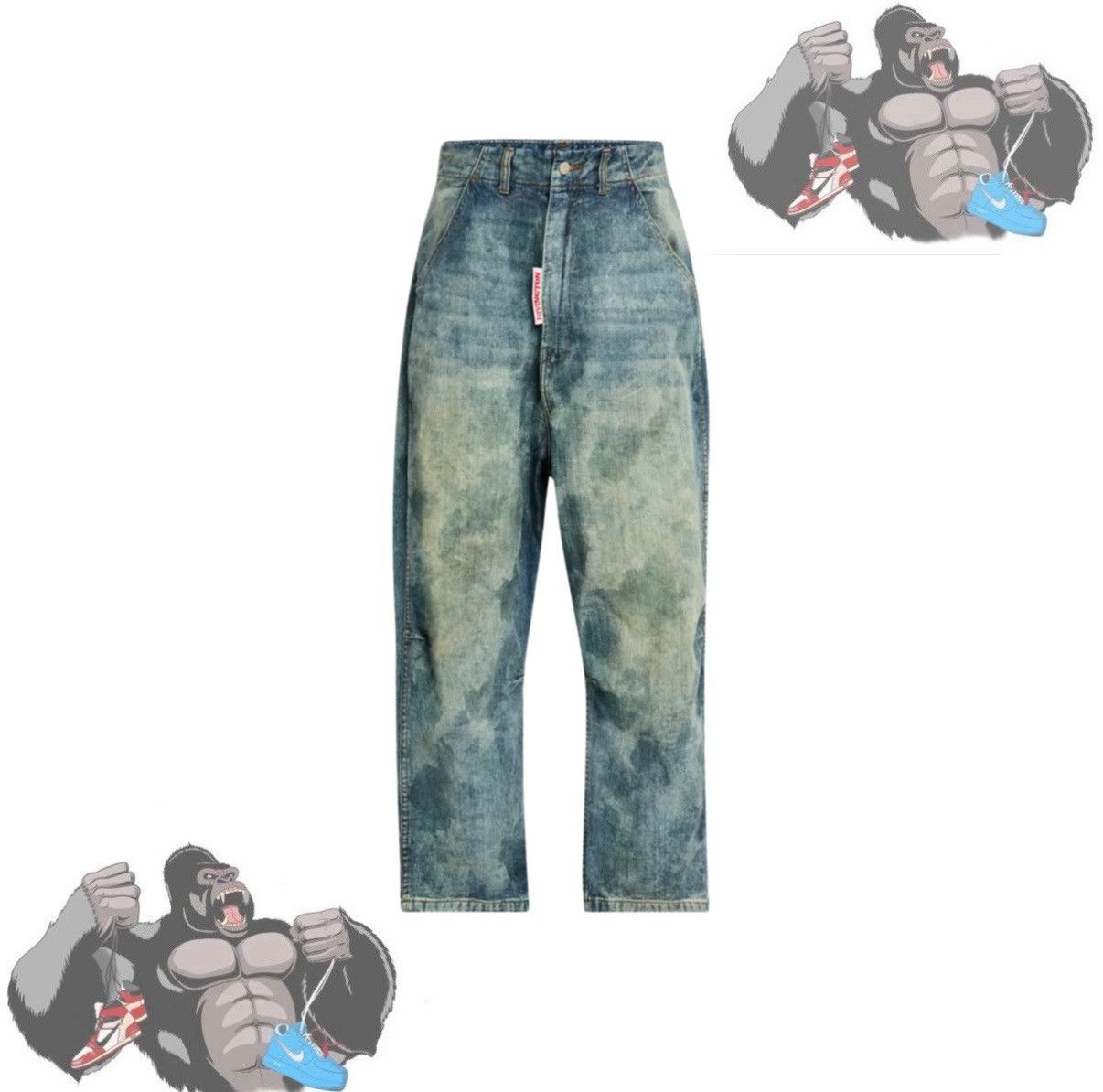 RRR-123 RRR123 Corinth Pants Dark Indigo Size US 32 / EU 48 - 1 Thumbnail