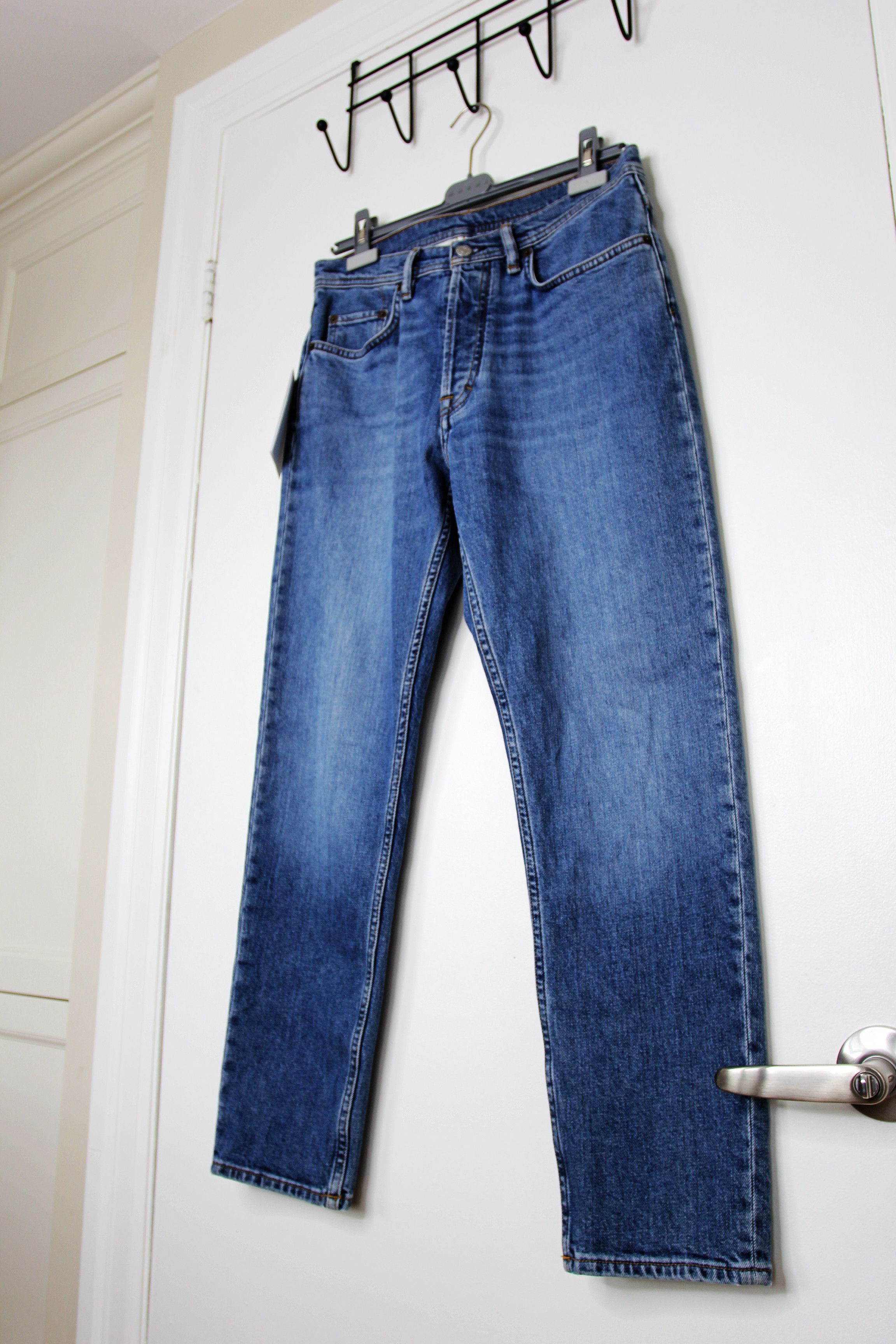 Acne Studios BNWT AW24 ACNE STUDIOS RIVER MID BLUE JEANS 28 Size US 28 / EU 44 - 5 Thumbnail