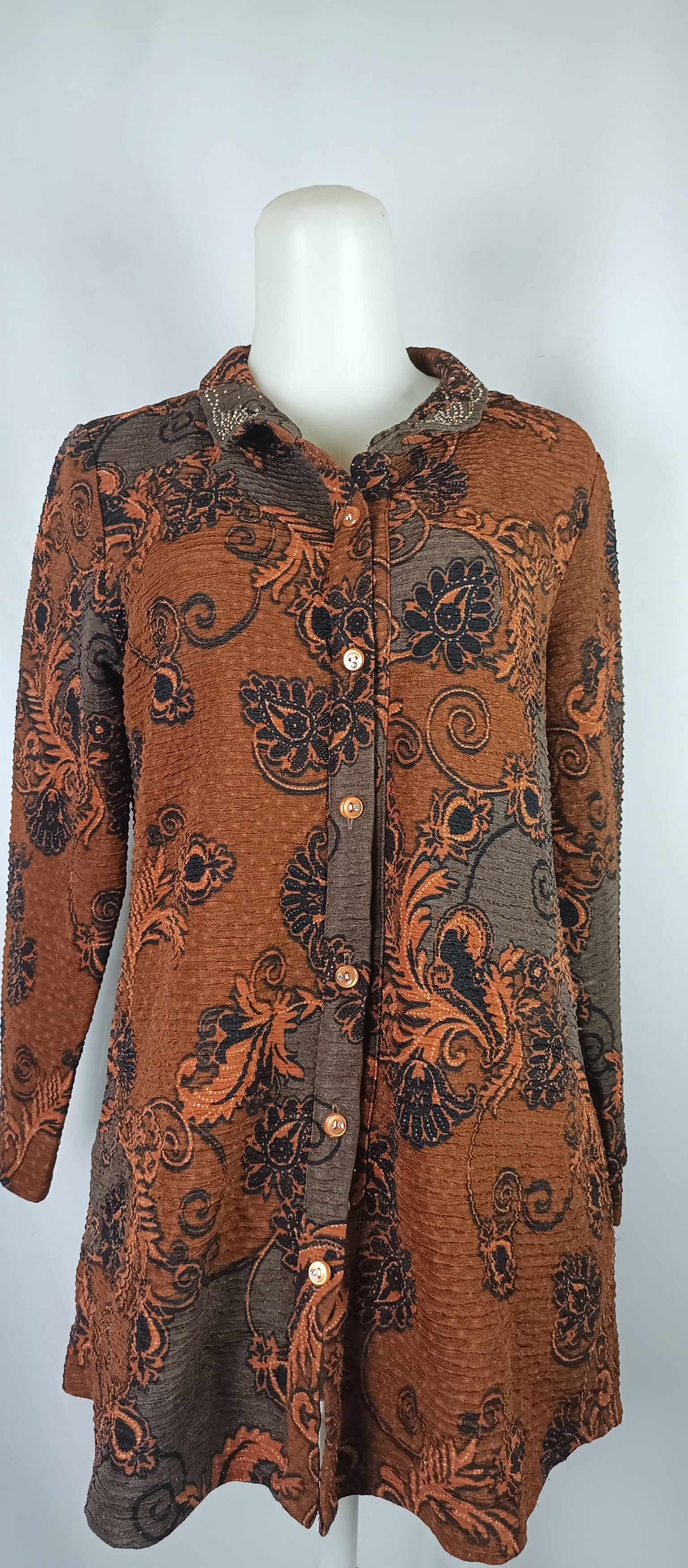 Designer × Japanese Brand × Vintage SSAMZIE Ladies Undefined Pleates Blouses Style Issey Size L / US 10 / IT 46 - 16 Thumbnail