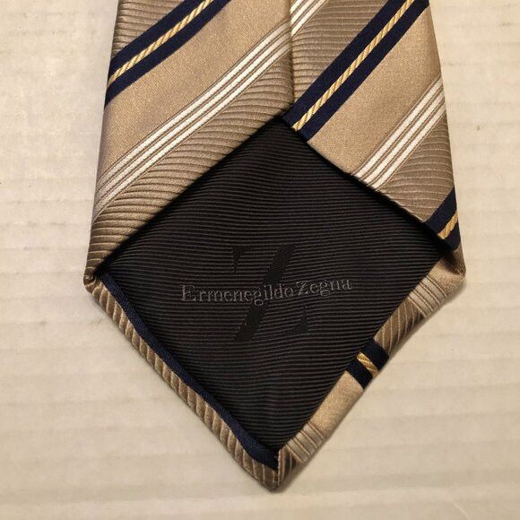 Ermenegildo Zegna ERMENEGILDO Zegna men's new silk tie 3 3/4" X 60" Size ONE SIZE - 2 Thumbnail