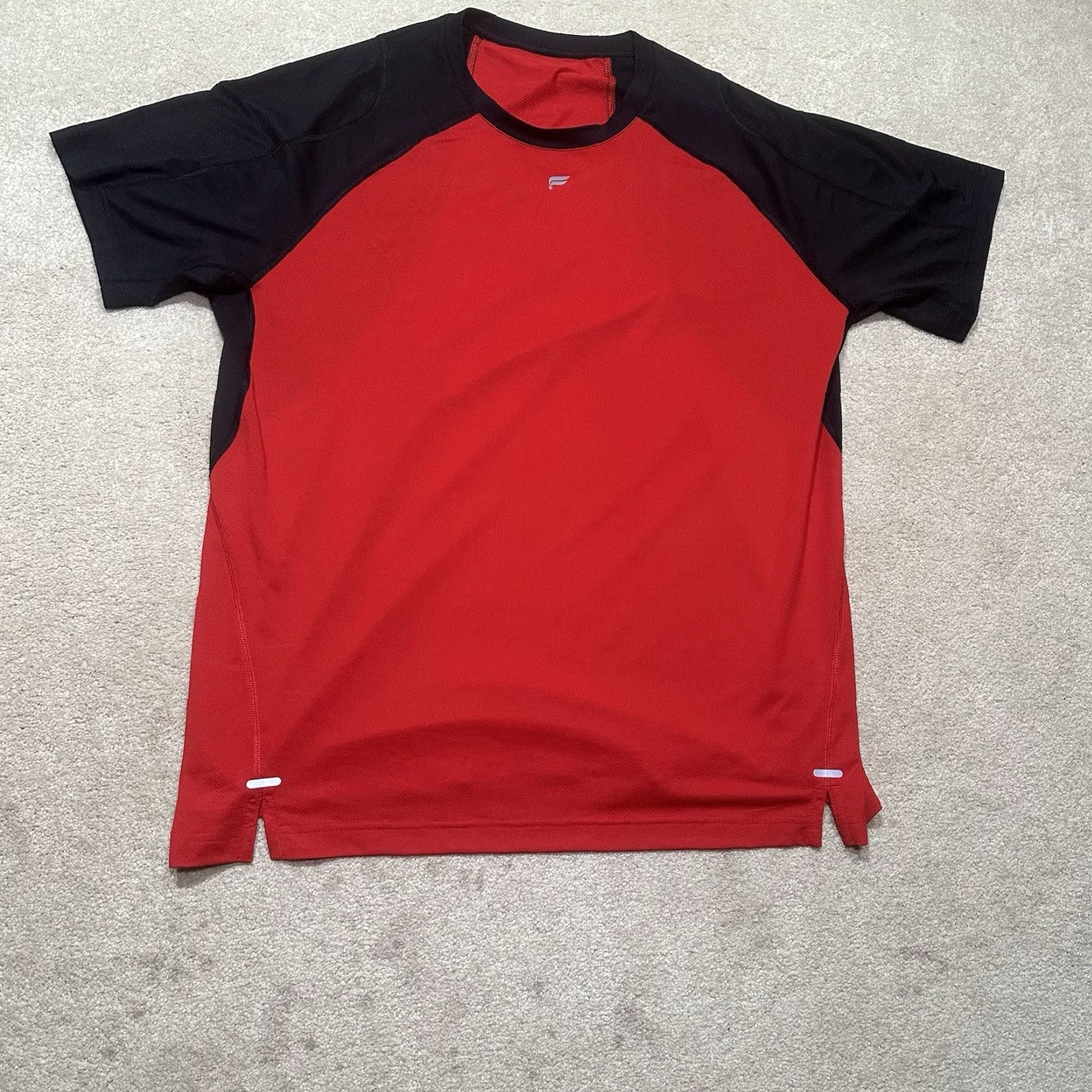 Fabletics Fabletics T Shirt Mens XL Extra Large Red Black Size US XL / EU 56 / 4 - 2 Thumbnail