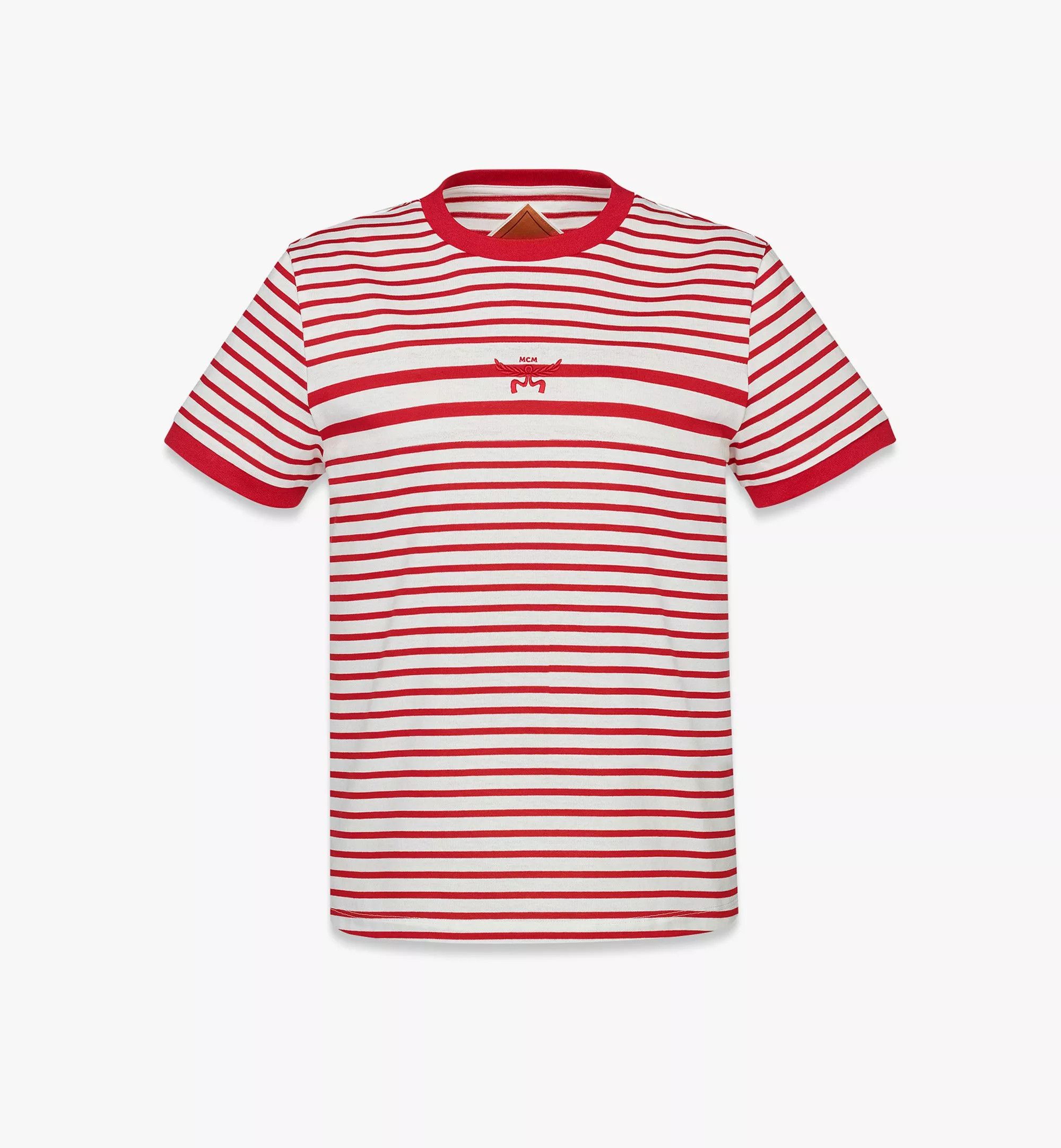 MCM o1mt1gz0126 Short Sleeves T-Shirt in Red/White Size S / US 4 / IT 40 - 1 Thumbnail