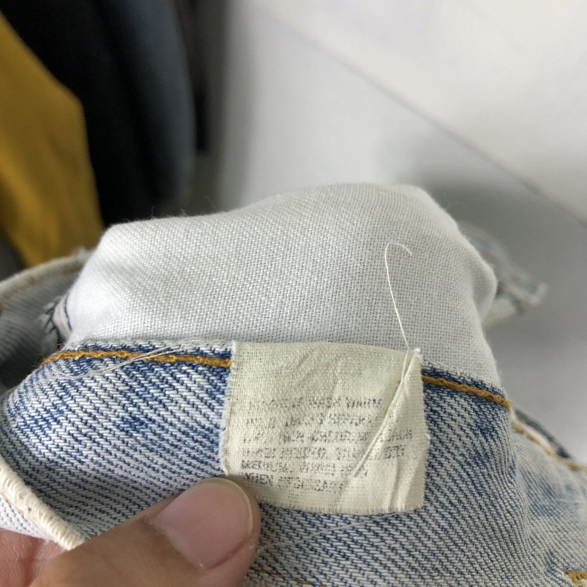 Japanese Brand 🔥70’s True Vintage Distressed Denim Jeans Edwin Made In Usa Size US 30 / EU 46 - 18 Thumbnail