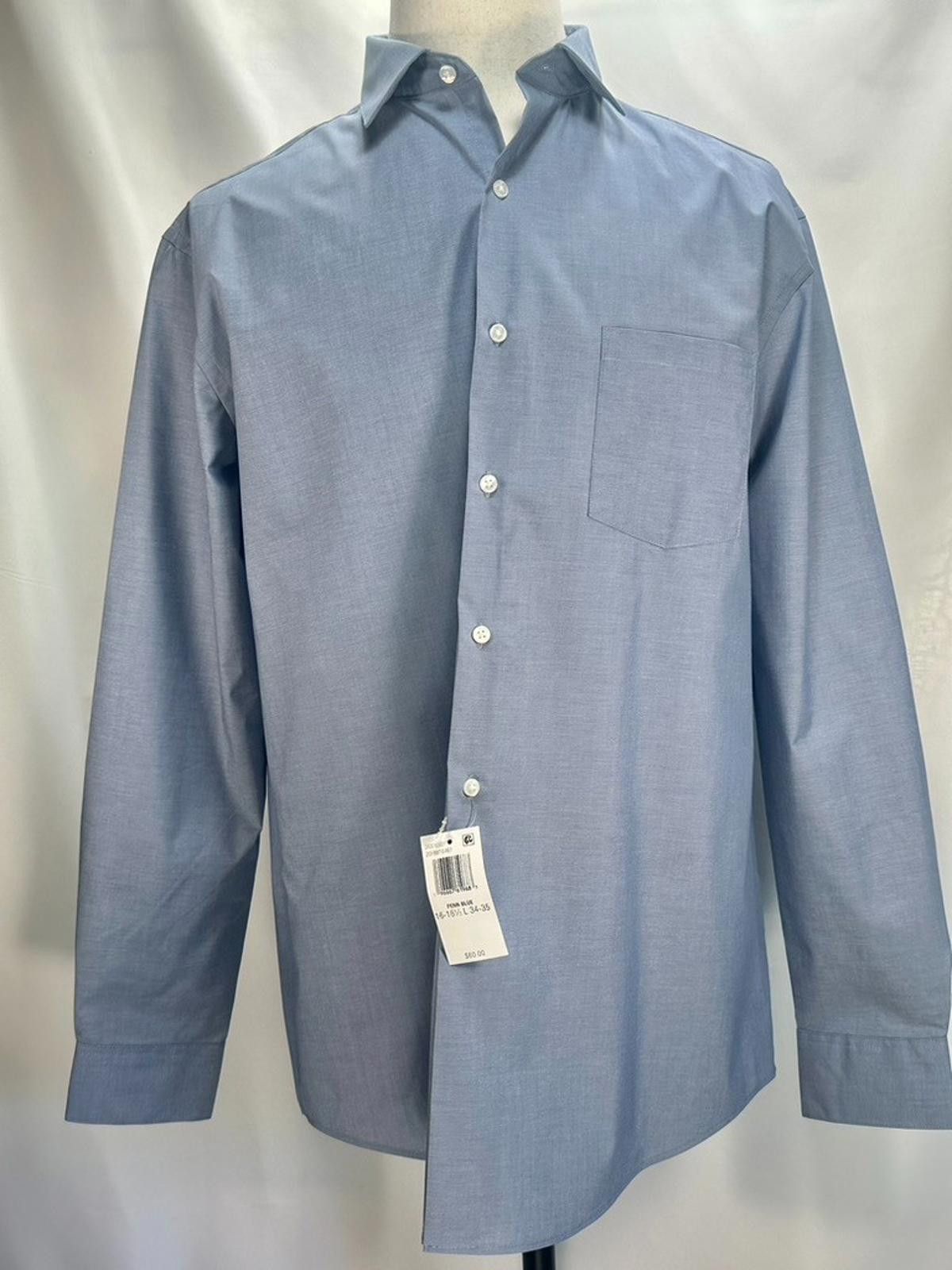 Van Heusen Van Heusen Stain Shield Stretch Regular Fit Blue Men's L Size 42R - 1 Thumbnail