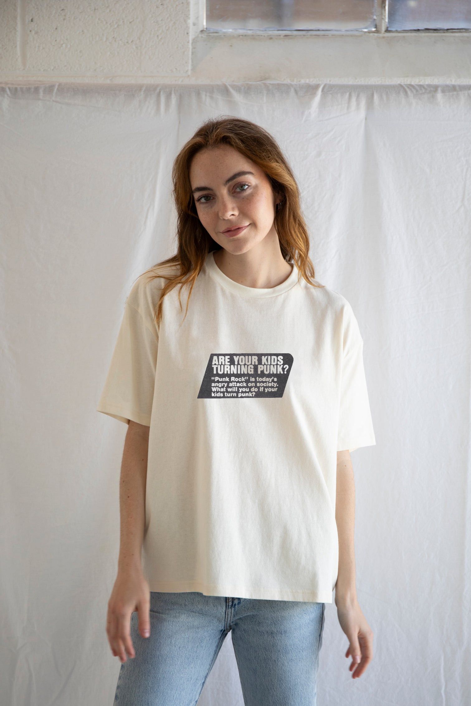 Designer × Vintage Punk Tee – 90s Attitude Meets Whimsigoth Vibes Size M / US 6-8 / IT 42-44 - 1 Thumbnail