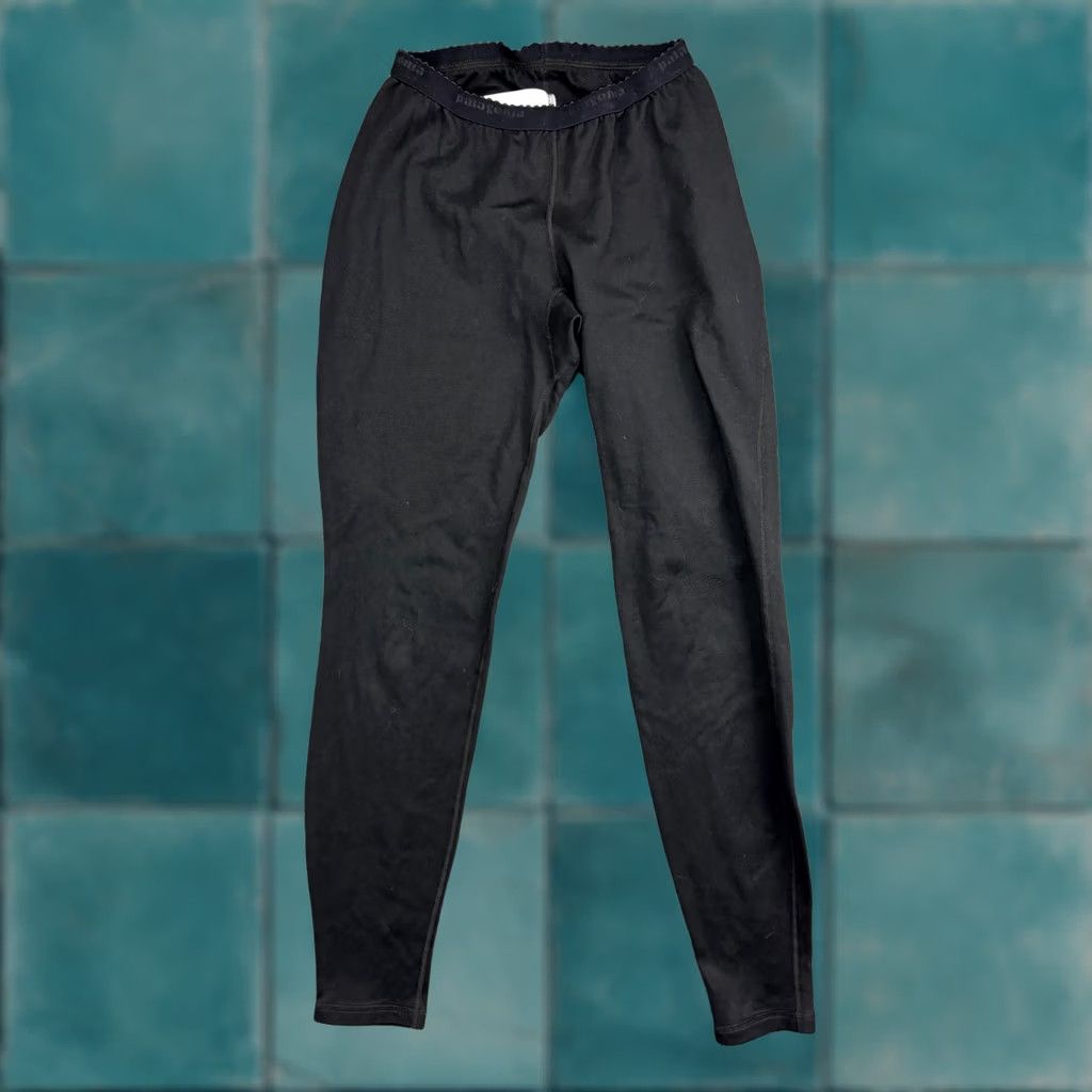 Patagonia Patagonia Leggings Womens S Black Thermal Base Layer Ankle Ski Hiking Pants Size 28" / US 6 / IT 42 - 1 Thumbnail