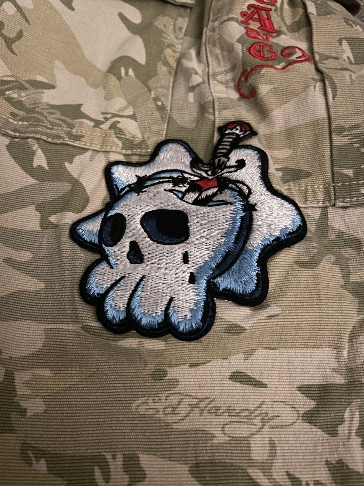 Ed Hardy × Glo Gang × Unknown London Rare unknown x chief keef x ed hardy camo pants Size US 30 / EU 46 - 3 Thumbnail