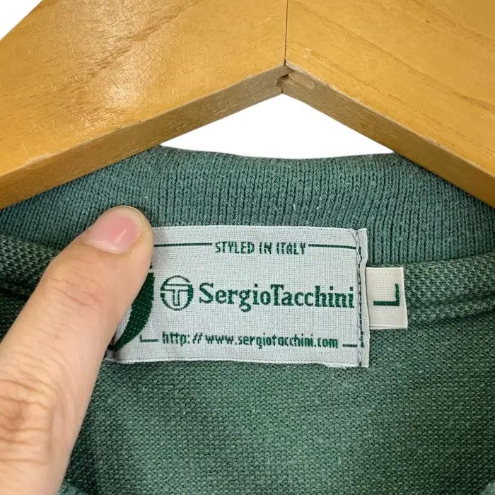 Sergio Tacchini Vintage SERGIO TACCHINI ITALY Tennis Baggy Polo Size US L / EU 52-54 / 3 - 7 Thumbnail