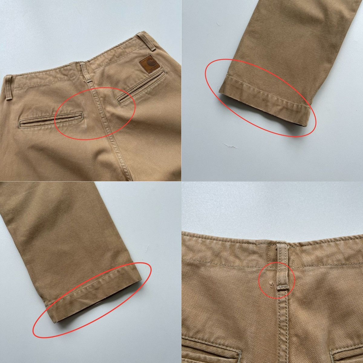 Carhartt Carhartt Union Made Loyalty Pant Vintage Chino Beige Size US 32 / EU 48 - 12 Thumbnail