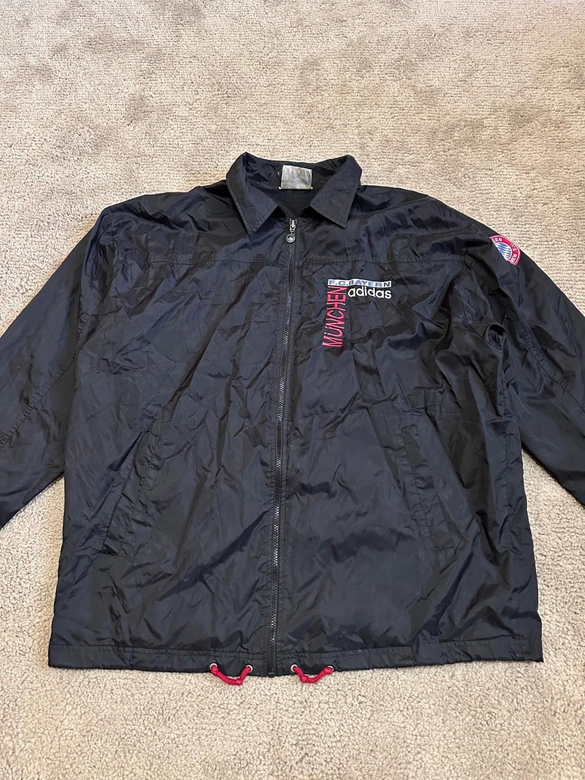 Adidas Vintage Adidas 1993-95 FC Bayern Munchen Track Jacket Size L Size US L / EU 52-54 / 3 - 2 Thumbnail