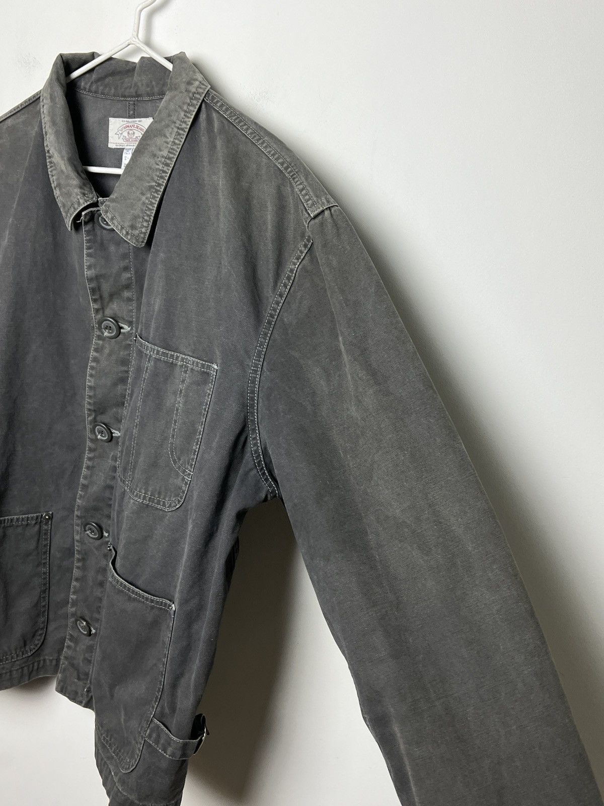 Giorgio Armani armani y2k archive faded work chore jacket Size US L / EU 52-54 / 3 - 7 Thumbnail