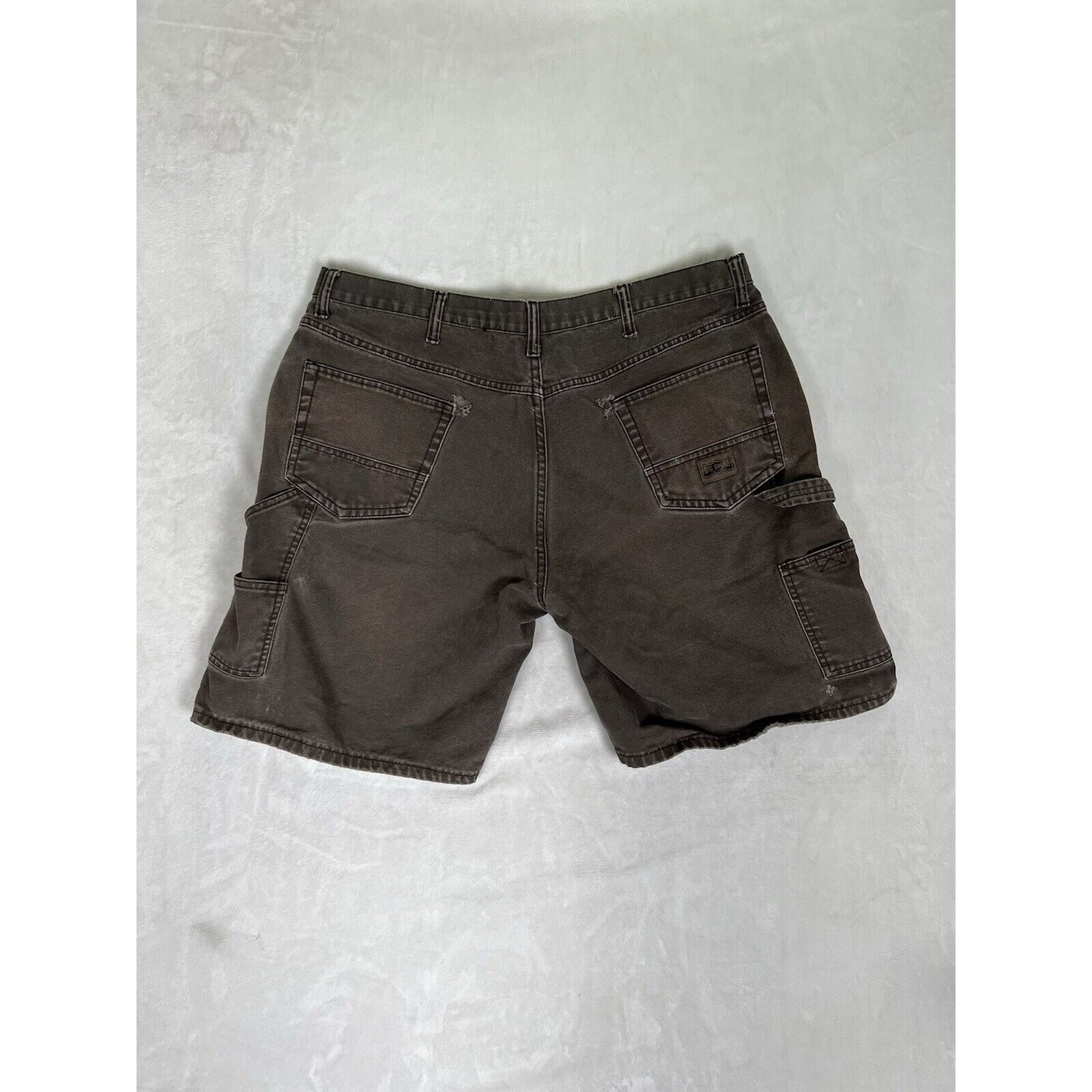 Vintage Vintage Big Smith Brown Carpenter Canvas Shorts Size 40 Dist Size US 40 / EU 56 - 9 Thumbnail