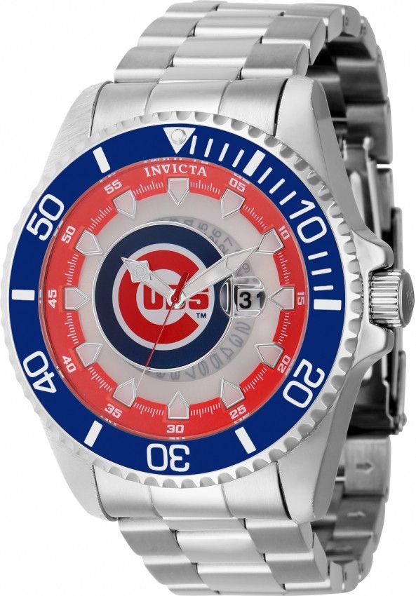 Invicta × MLB MLB Chicago Cubs Quartz Men's Watch Size ONE SIZE - 1 Thumbnail