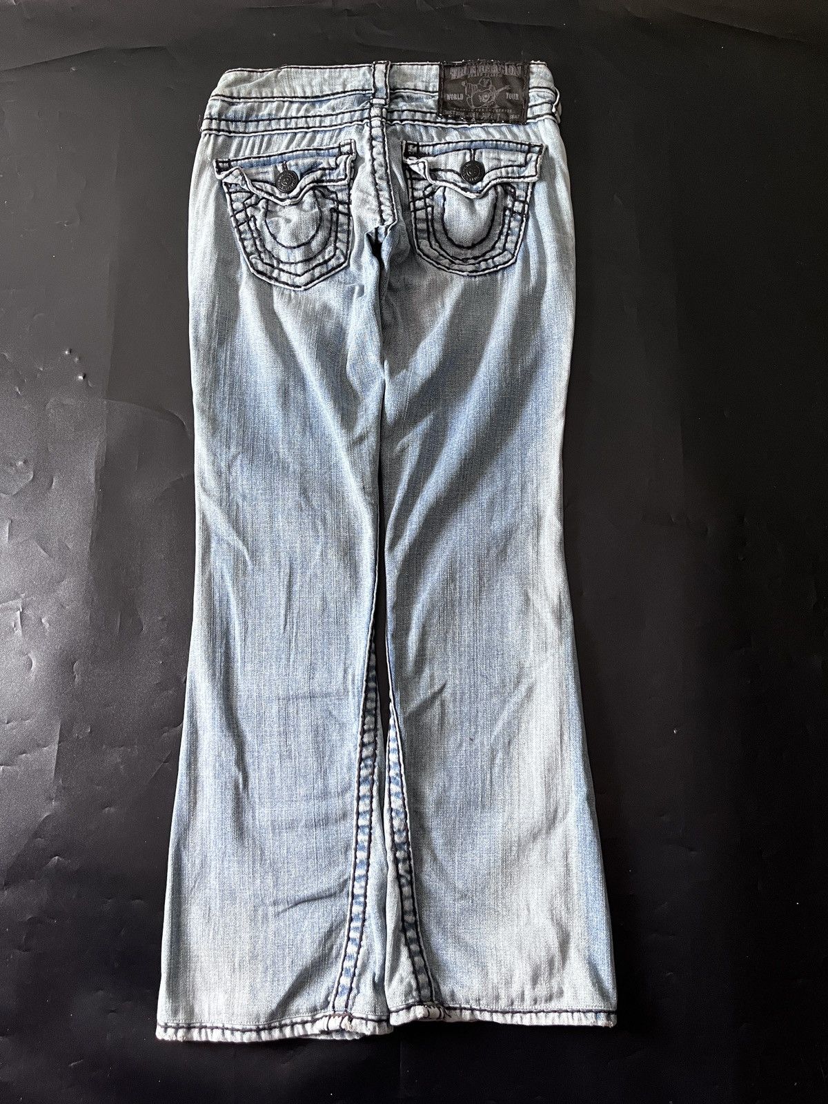 True Religion Flare Faded Jeans