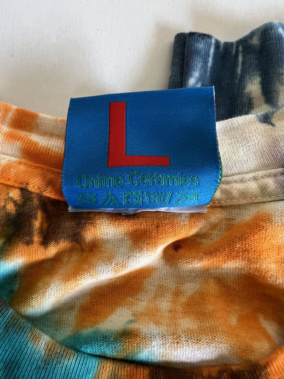 Online Ceramics Tie Dye “If I Knew the Way…” Long Sleeve Shirt New Size US L / EU 52-54 / 3 - 4 Thumbnail