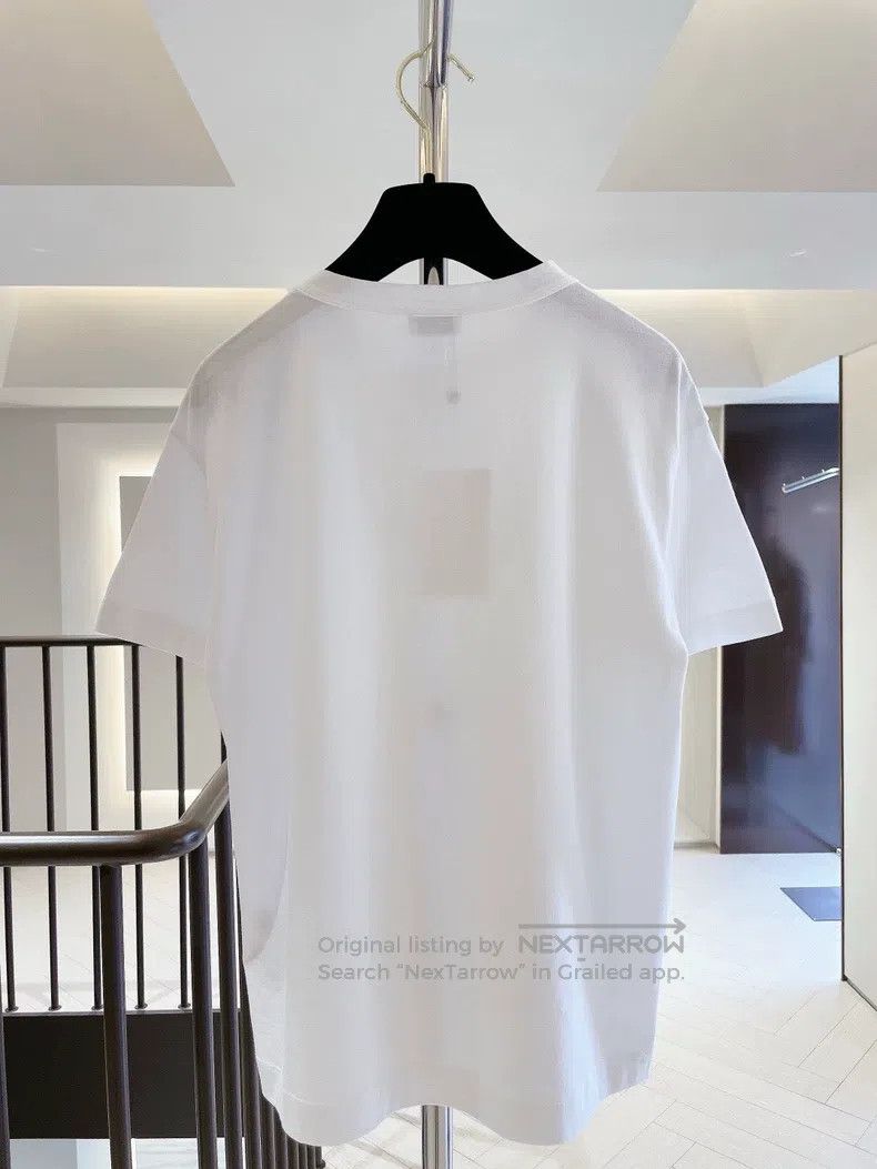 Brunello Cucinelli Brunello Cucinelli Beaded Lettering Minimalist White T-Shi Size XXS / US 00 / IT 34 - 2 Thumbnail