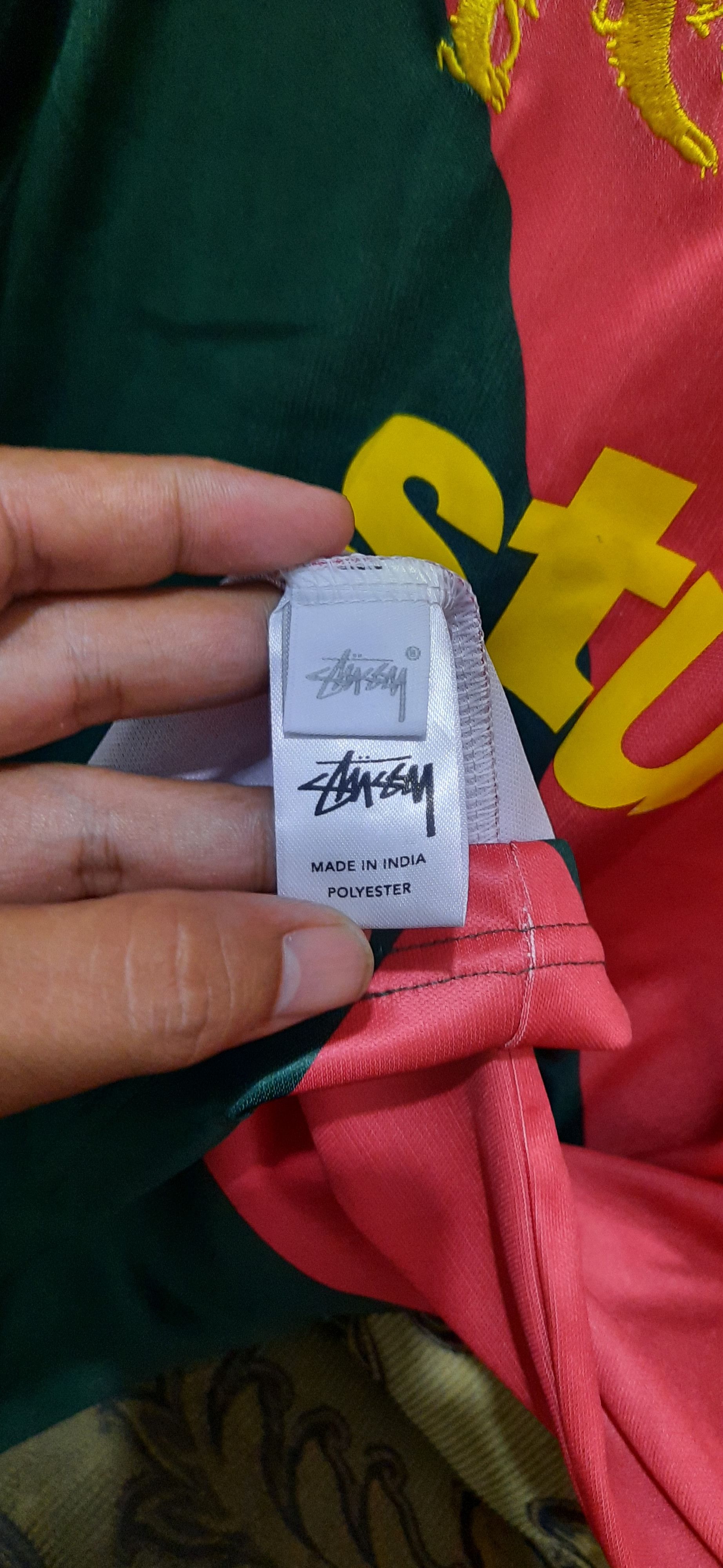 Stussy Stussy Football Polo LS Tee Red/Green Size US L / EU 52-54 / 3 - 8 Thumbnail