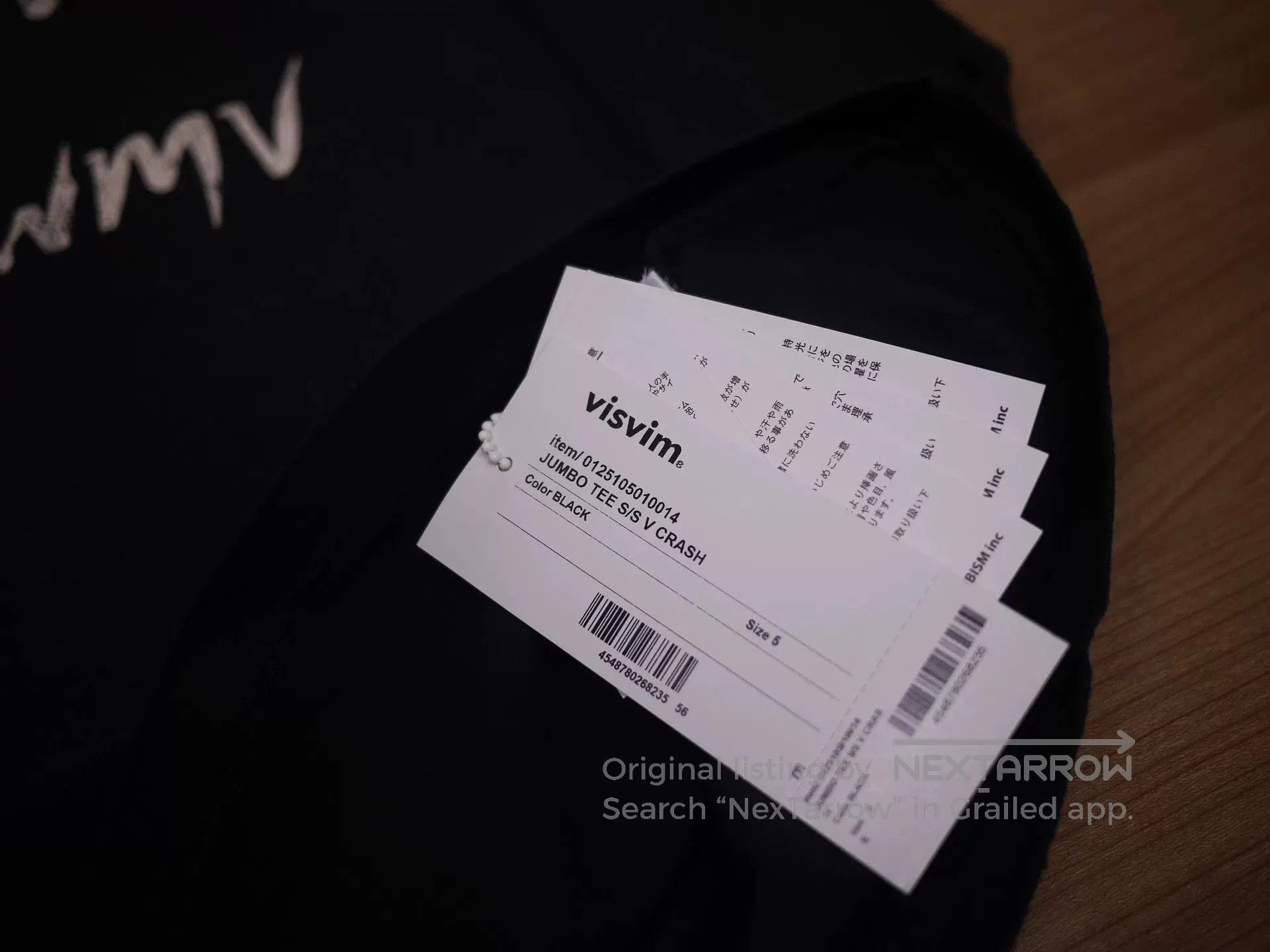 Visvim 25SS VISVIM JUMBO TEE CRASH. Size US XXL / EU 58 / 5 - 7 Thumbnail
