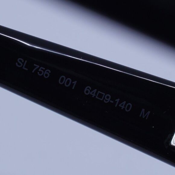 Saint Laurent Paris Saint Laurent SL 756 001 Sunglasses Black Square Frame Size ONE SIZE - 7 Thumbnail