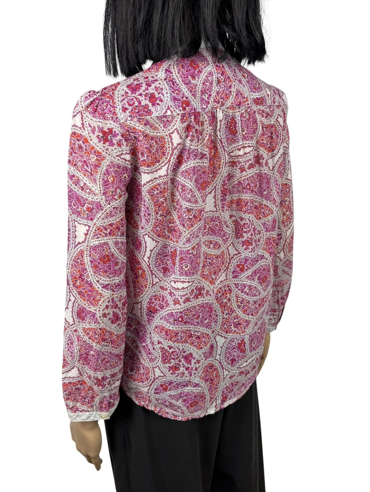 Other Brora Printed Blouse Cotton Silk size 10 Size M / US 6-8 / IT 42-44 - 6 Thumbnail