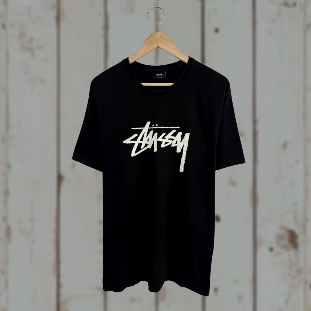 Vintage VINTAGE Stussy T-Shirt Mens L Black Retro Y2K Rare Hype 90s 00s Size US L / EU 52-54 / 3 - 1 Thumbnail