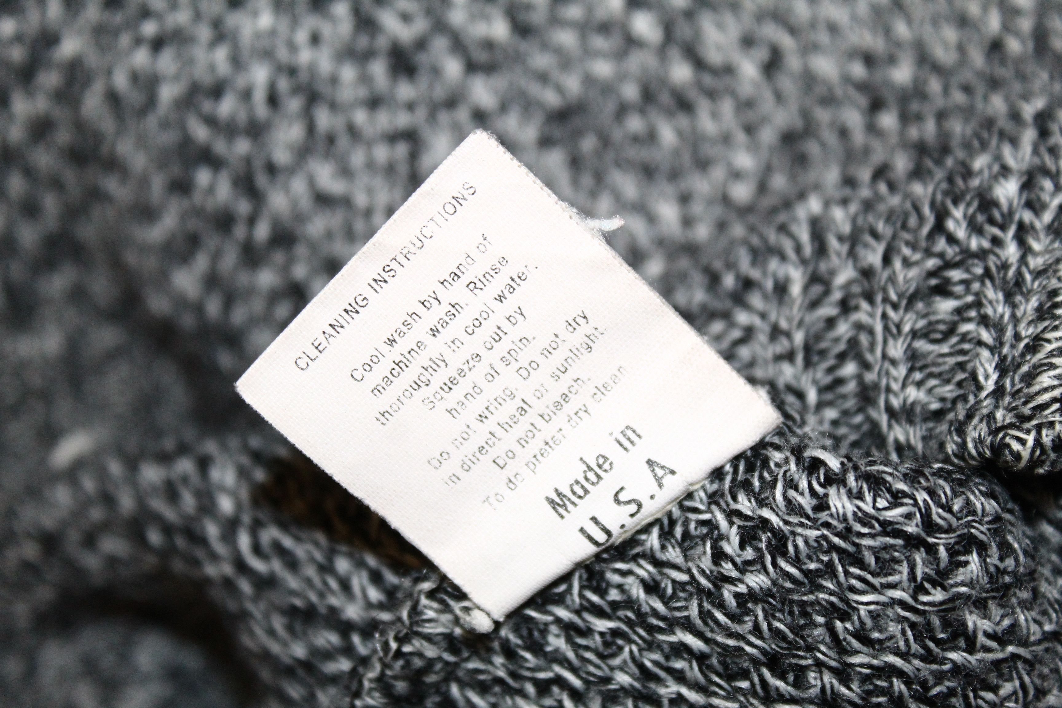 DKNY RARE🔥USA DKNY Official Street Uniform Raw Cut Knit Sweater Size US S / EU 44-46 / 1 - 8 Thumbnail
