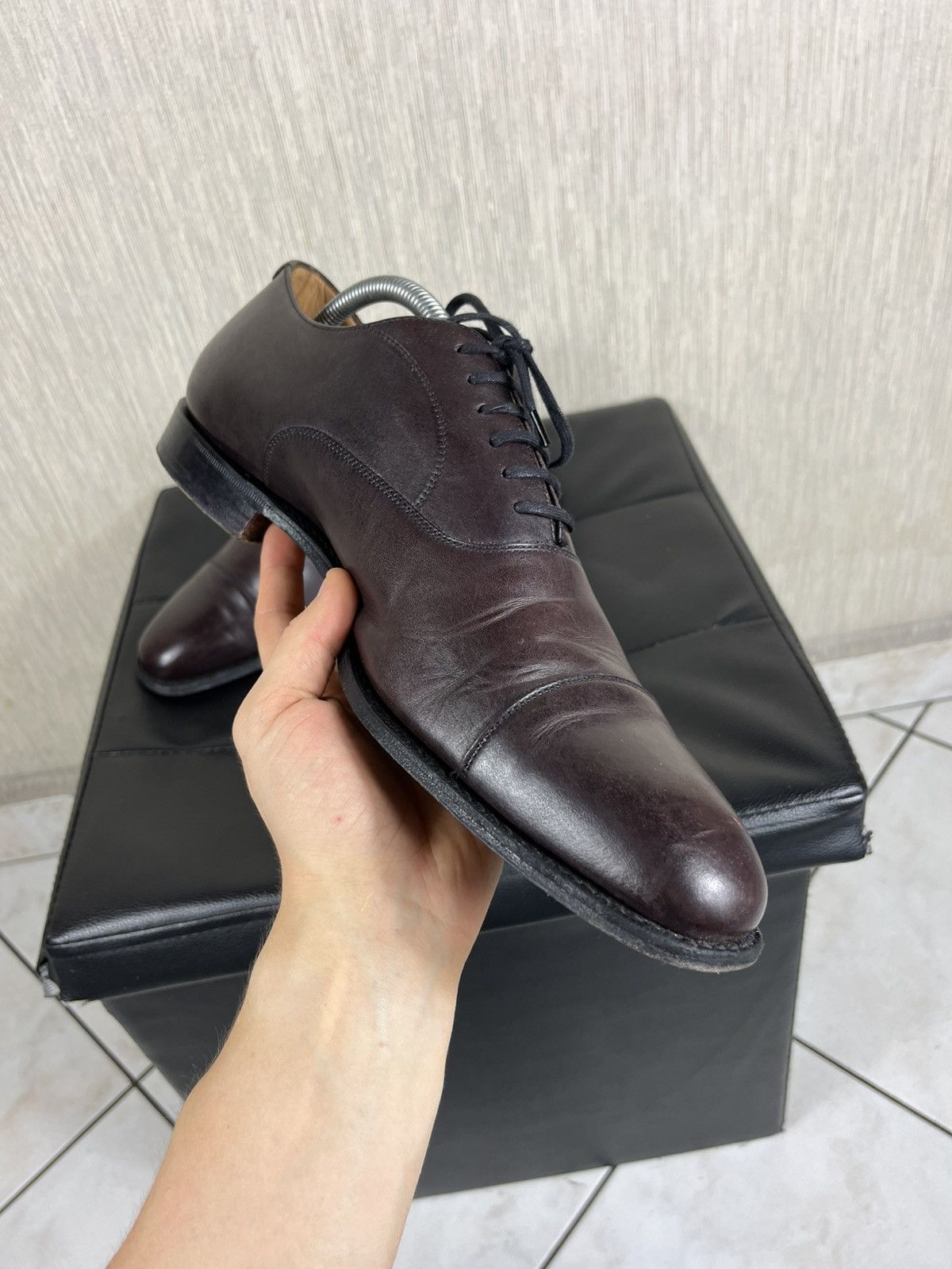 Church's Church’s Kentford classic leather shoes burgundy shade Size US 10 / EU 43 - 19 Thumbnail