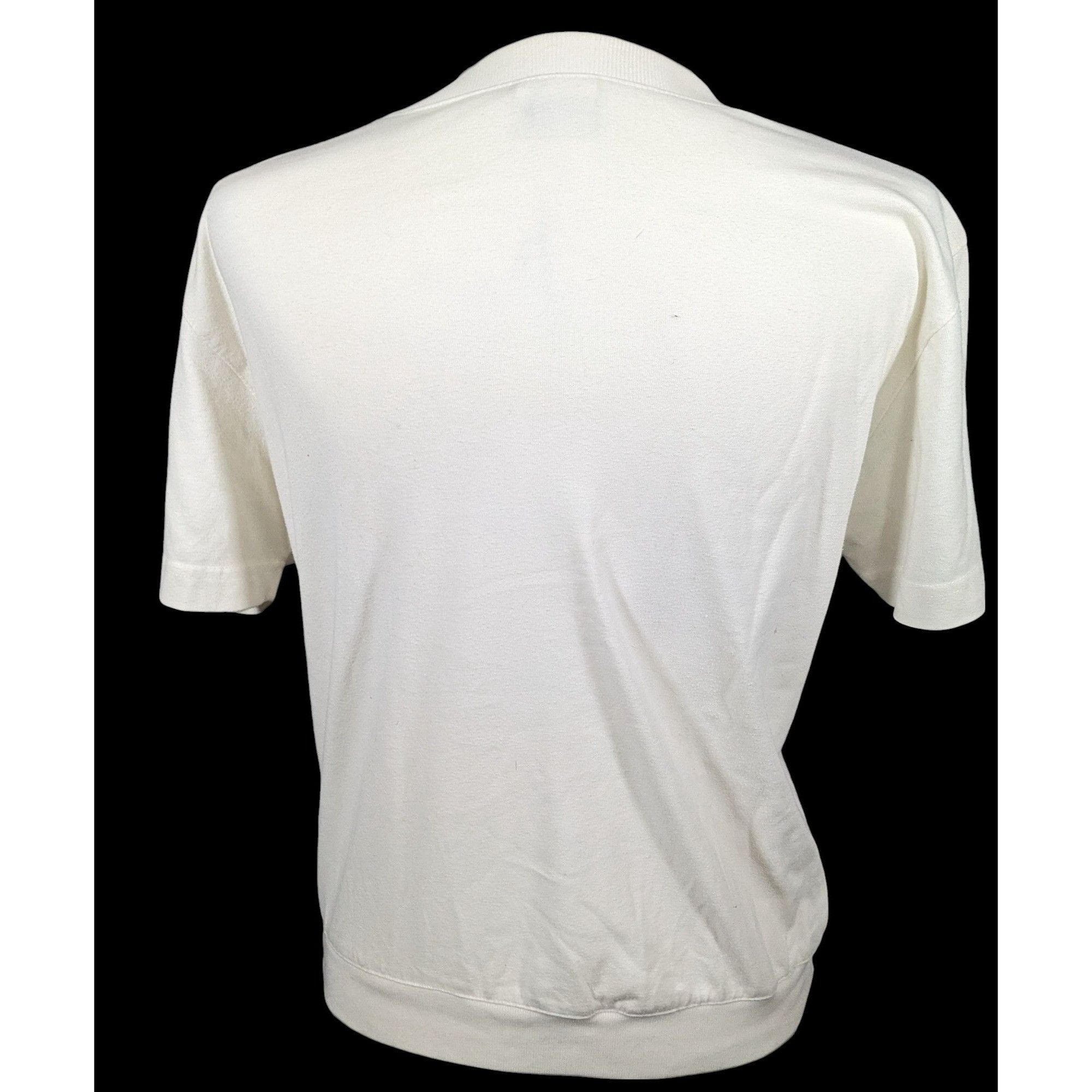 Jantzen Vintage Preppy Pastel Crest Embroidered Top by Jantzen Size M / US 6-8 / IT 42-44 - 2 Thumbnail