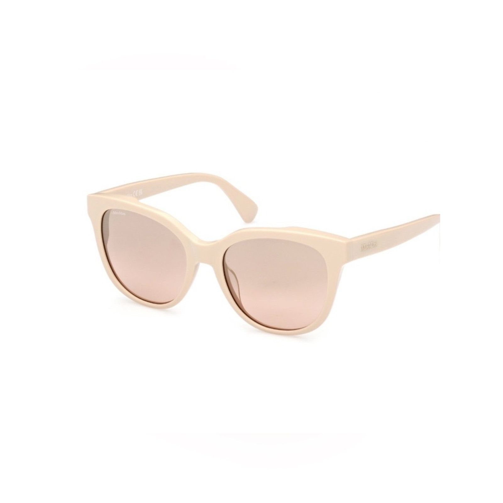 Max Mara MaxMara Cream Round Sunglasses MM0068 25G 54 Size ONE SIZE - 3 Thumbnail