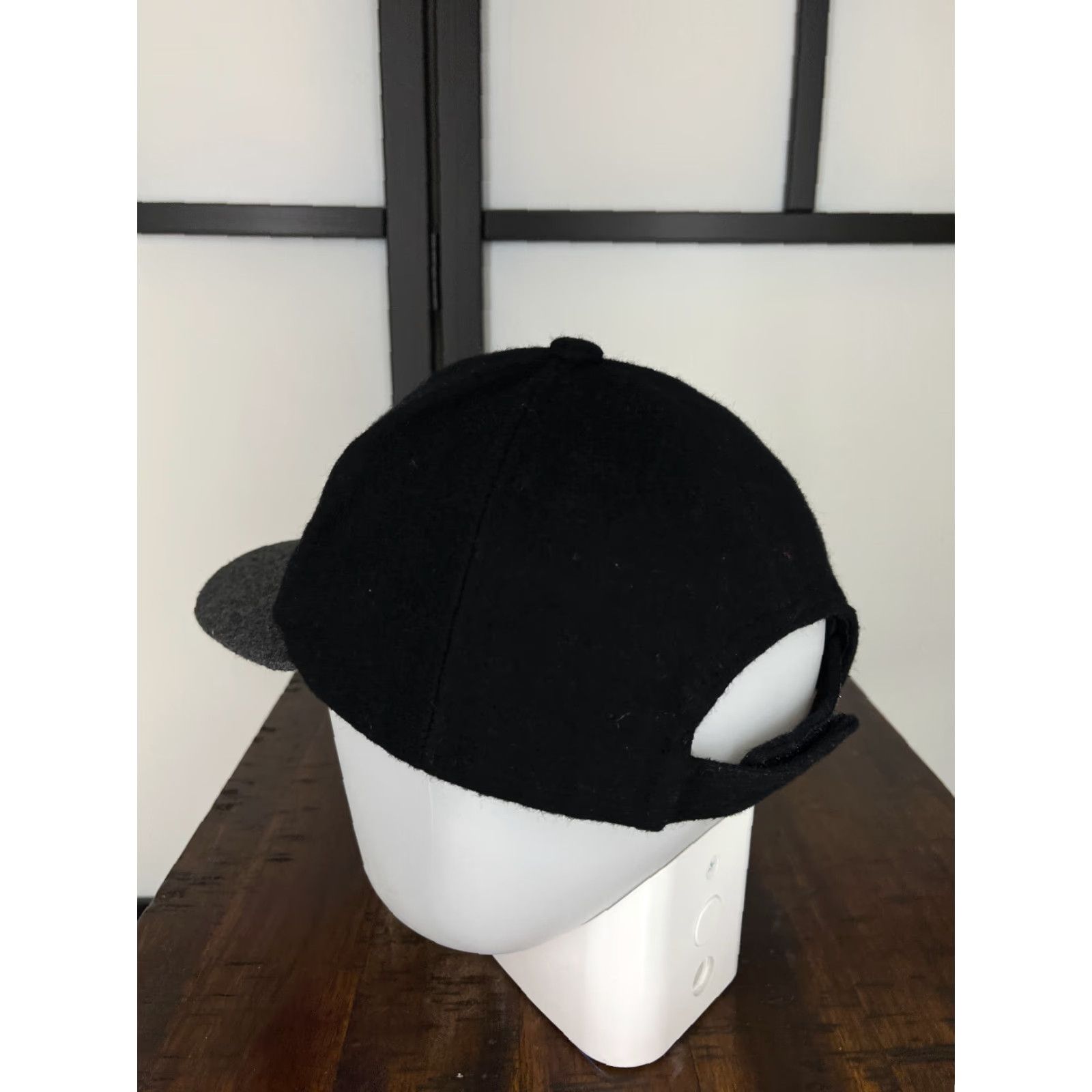 Vintage VINTAGE Target Hat Cap Strap Back Adult One Size Black Gray Wool Polyester Blend Outdoor Size ONE SIZE - 5 Thumbnail