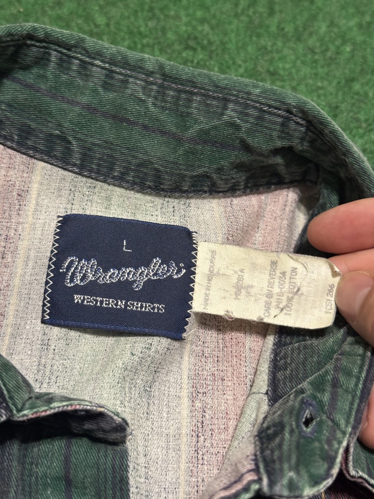 Wrangler Wrangler Brushpopper Pearl Snap Western L Shirt 23x29 Size US L / EU 52-54 / 3 - 3 Thumbnail
