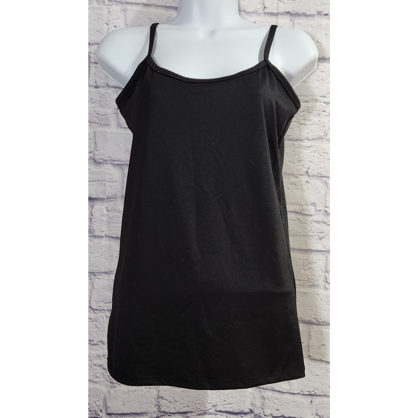 Other CDP&Co. Black Adjustable Spaghetti Strap Tank Top Small Size S / US 4 / IT 40 - 1 Thumbnail