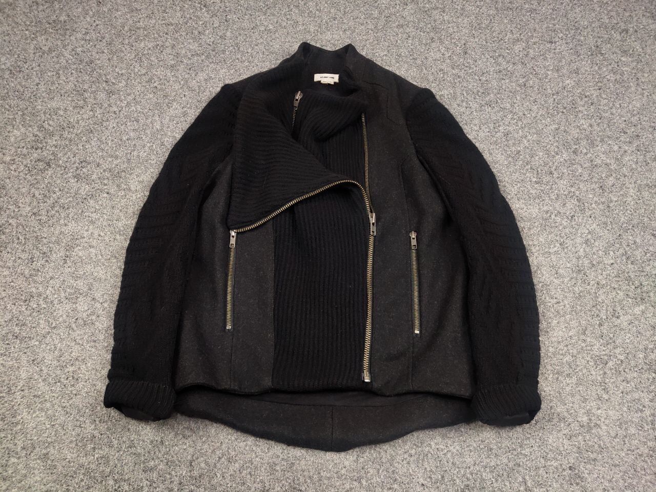 Helmut Lang Helmut Lang Asymmetric combined knit fabric Womens jacket Size S / US 4 / IT 40 - 3 Thumbnail