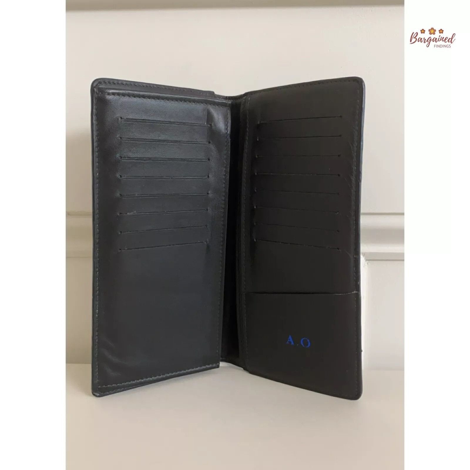 Louis Vuitton Louis Vuitton Damier Graphite Canvas Leather Brazza Wallet Size ONE SIZE - 8 Thumbnail
